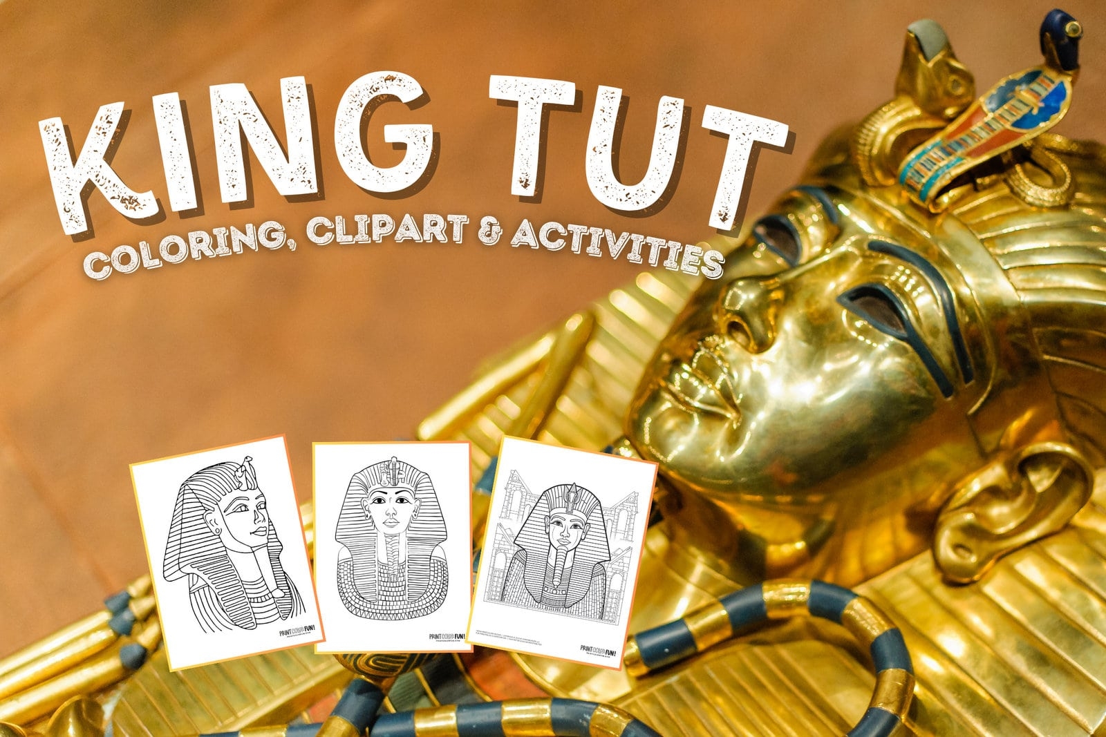 King Tut Coloring Pages Ancient Egypt S King Tutankhamun At PrintColorFun