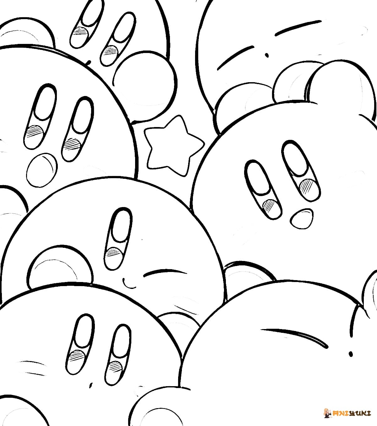 Kirby Coloring Pages Free Printable Coloring Pages
