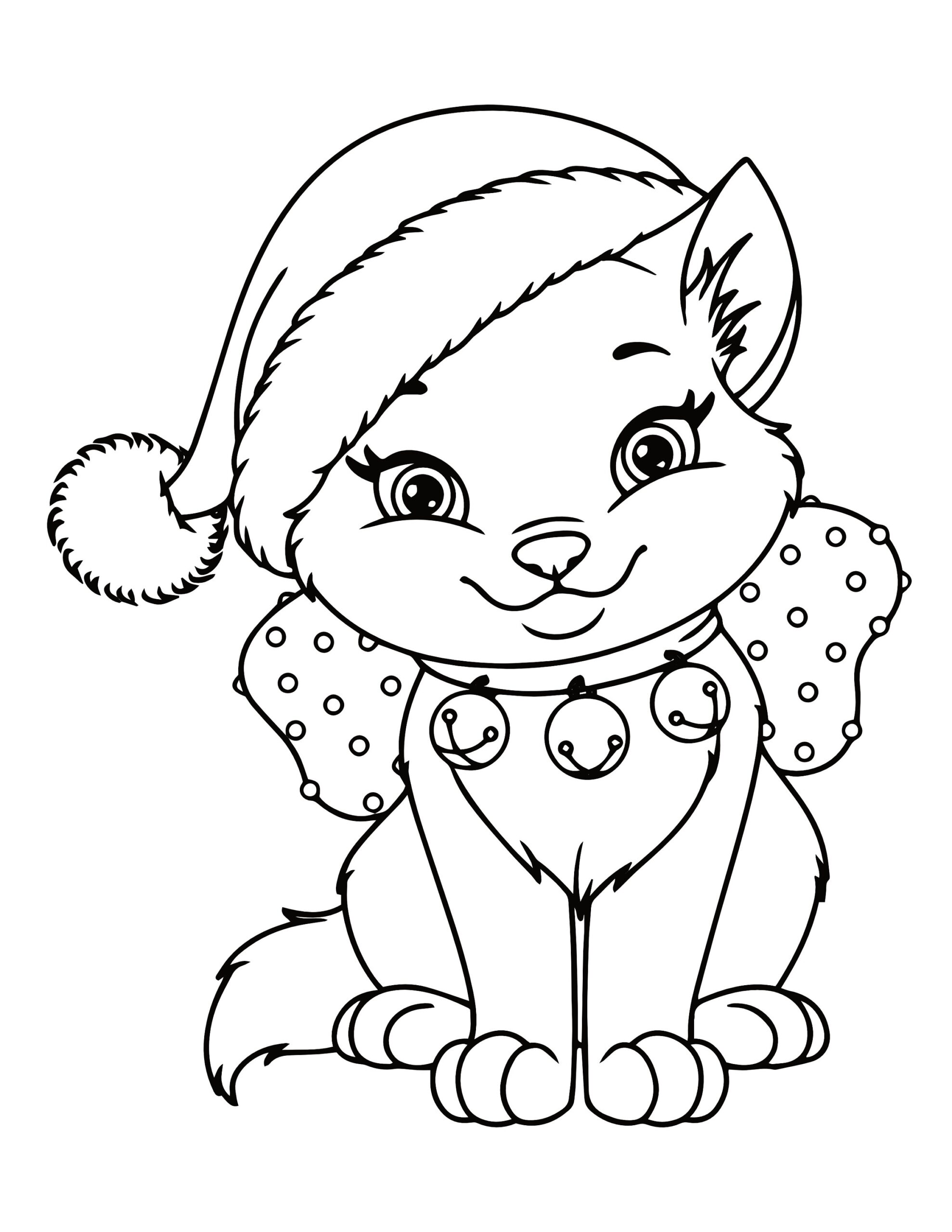 Kitten Coloring Pages 21 Printable Kitten Coloring Pages For Etsy