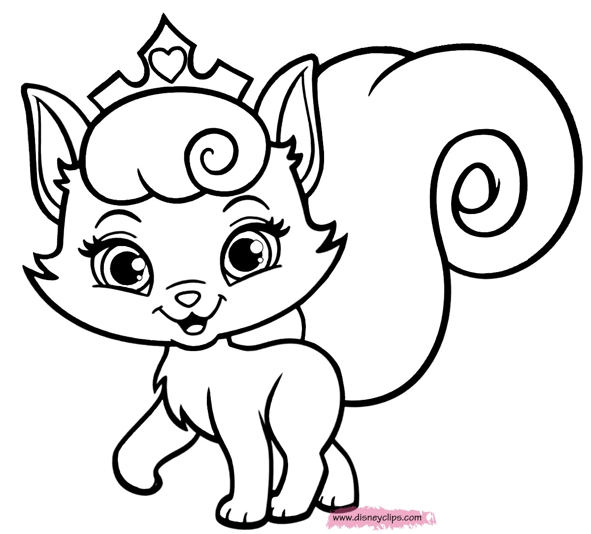 Kitten Coloring Pages For Kids At GetDrawings Free Download