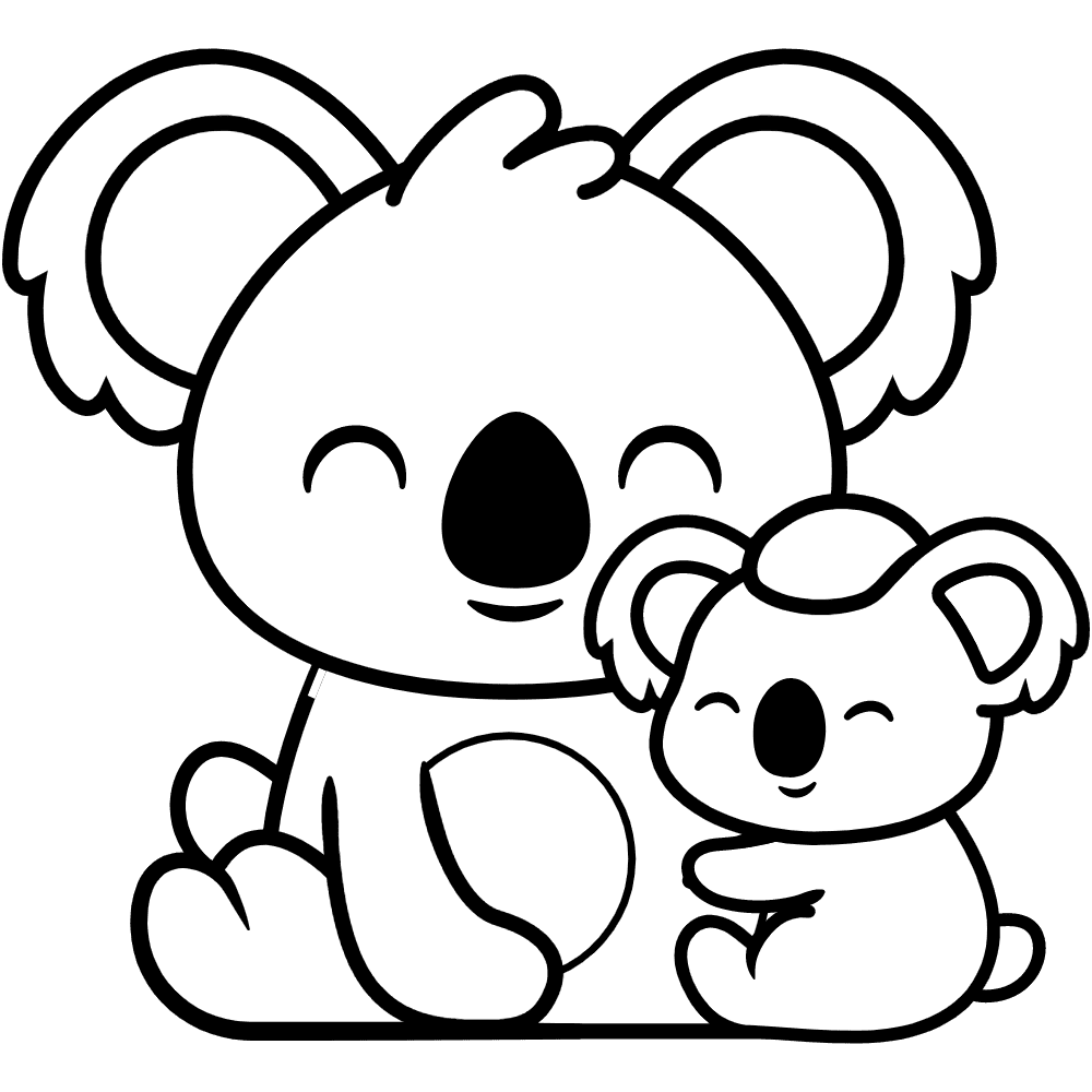 Koala Coloring Pages For Kids