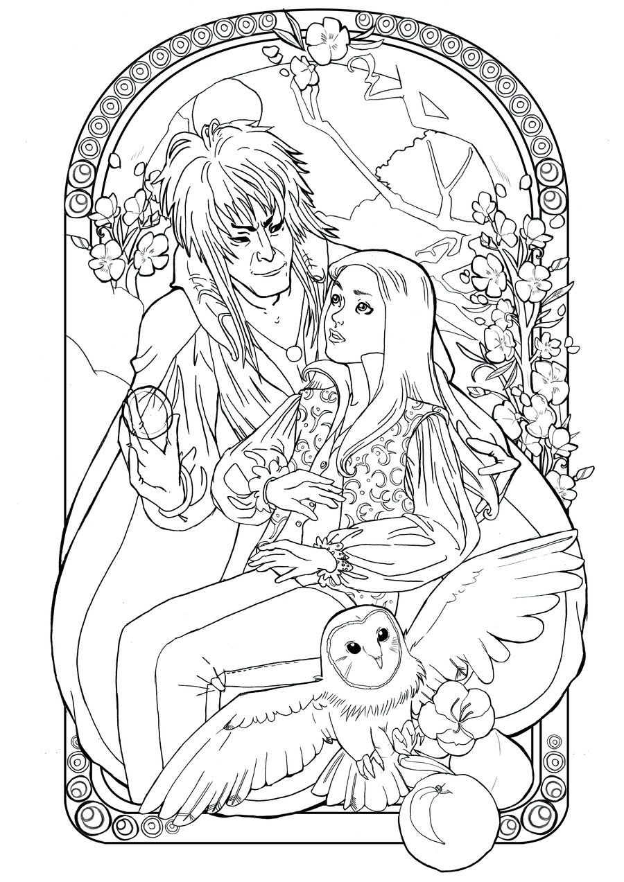 Labyrinth Printable Coloring Pages