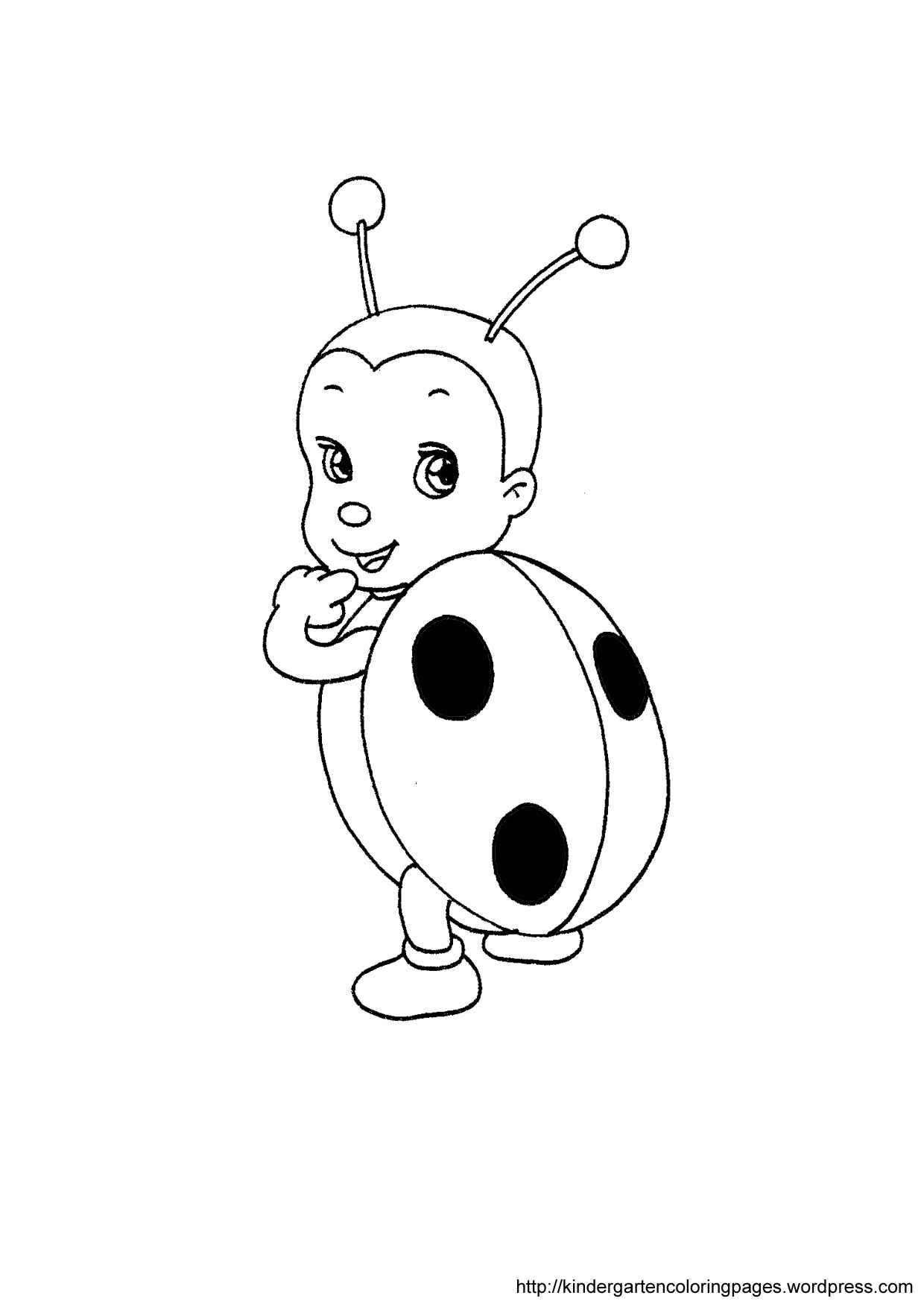 Ladybugs Coloring Pages For Kids Coloring Pages