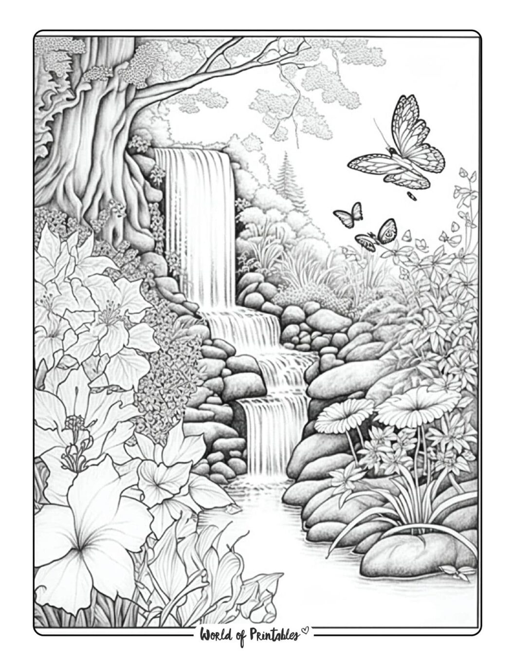 Landscape Coloring Pages
