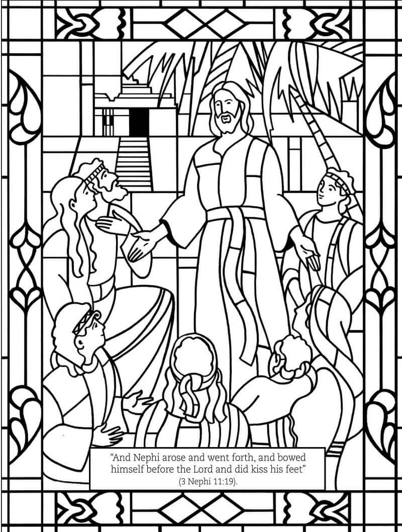 Lds Church Coloring Pages