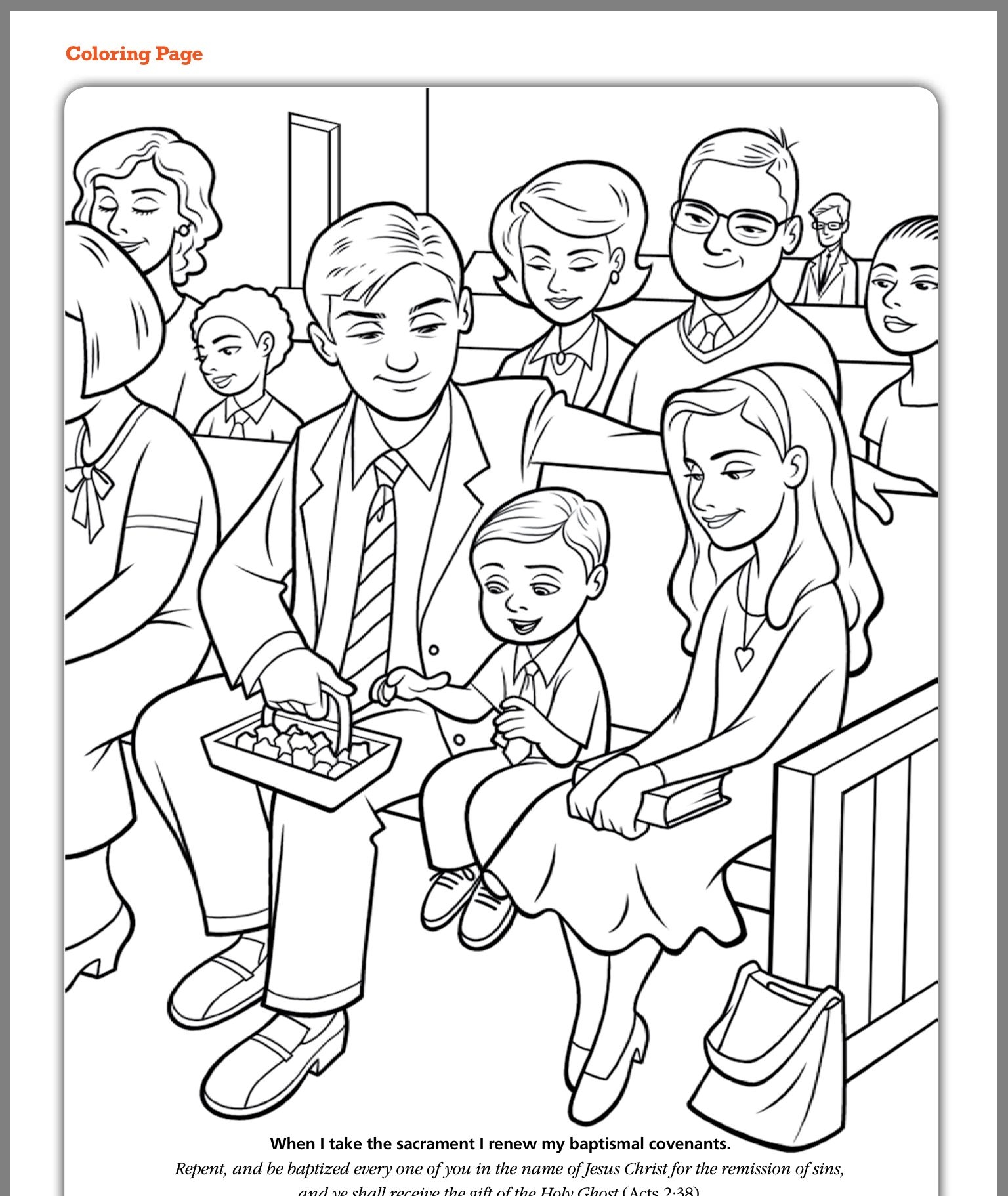 Lds Coloring Pages