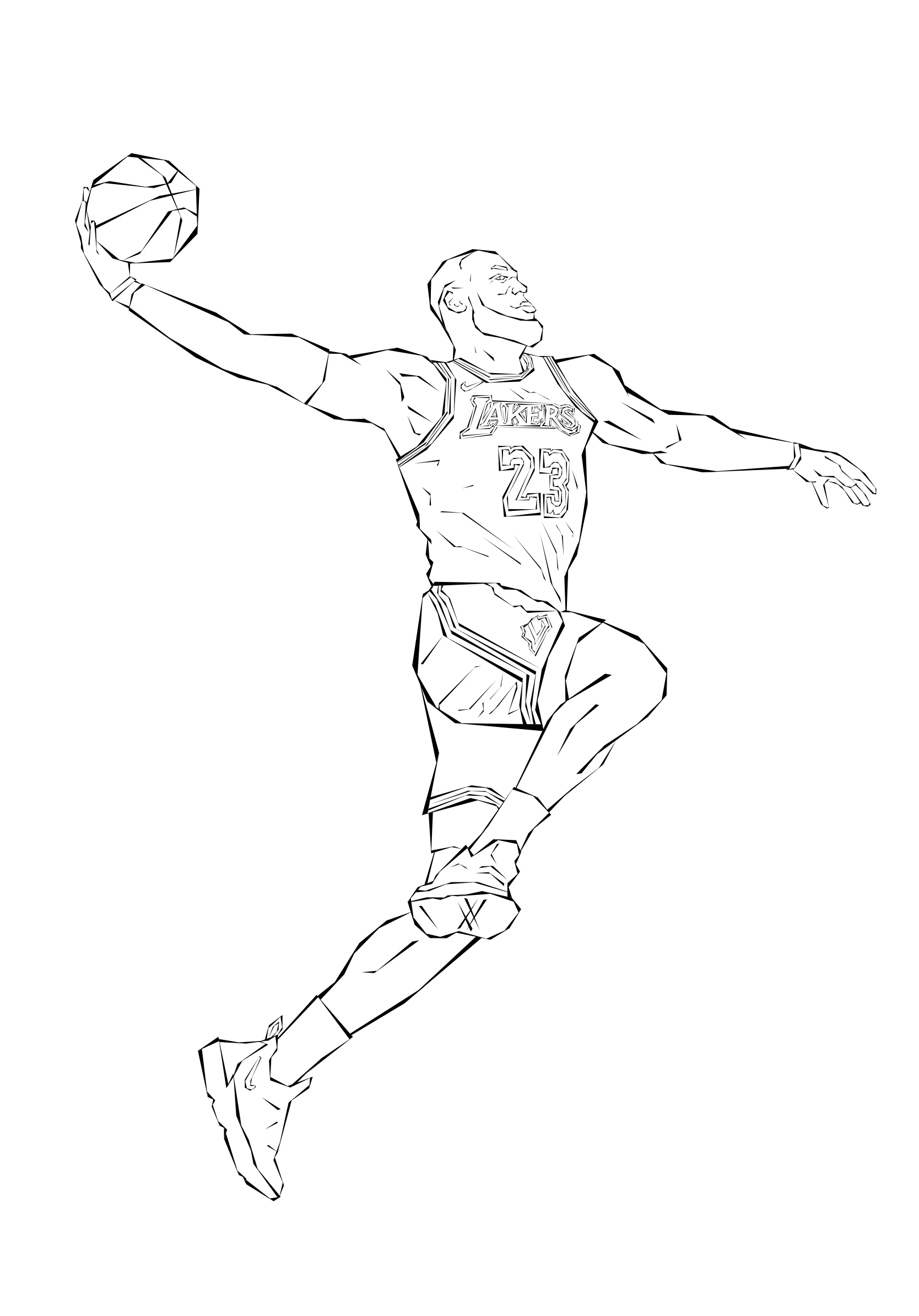 LeBron James Illustration Scottsmoker