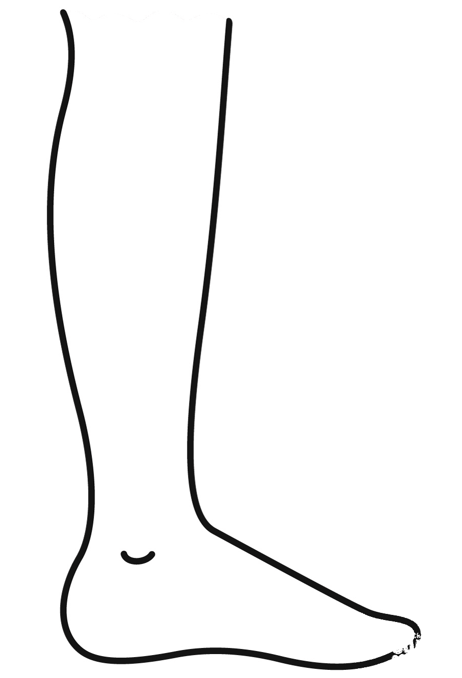 Leg Coloring Page ColouringPages