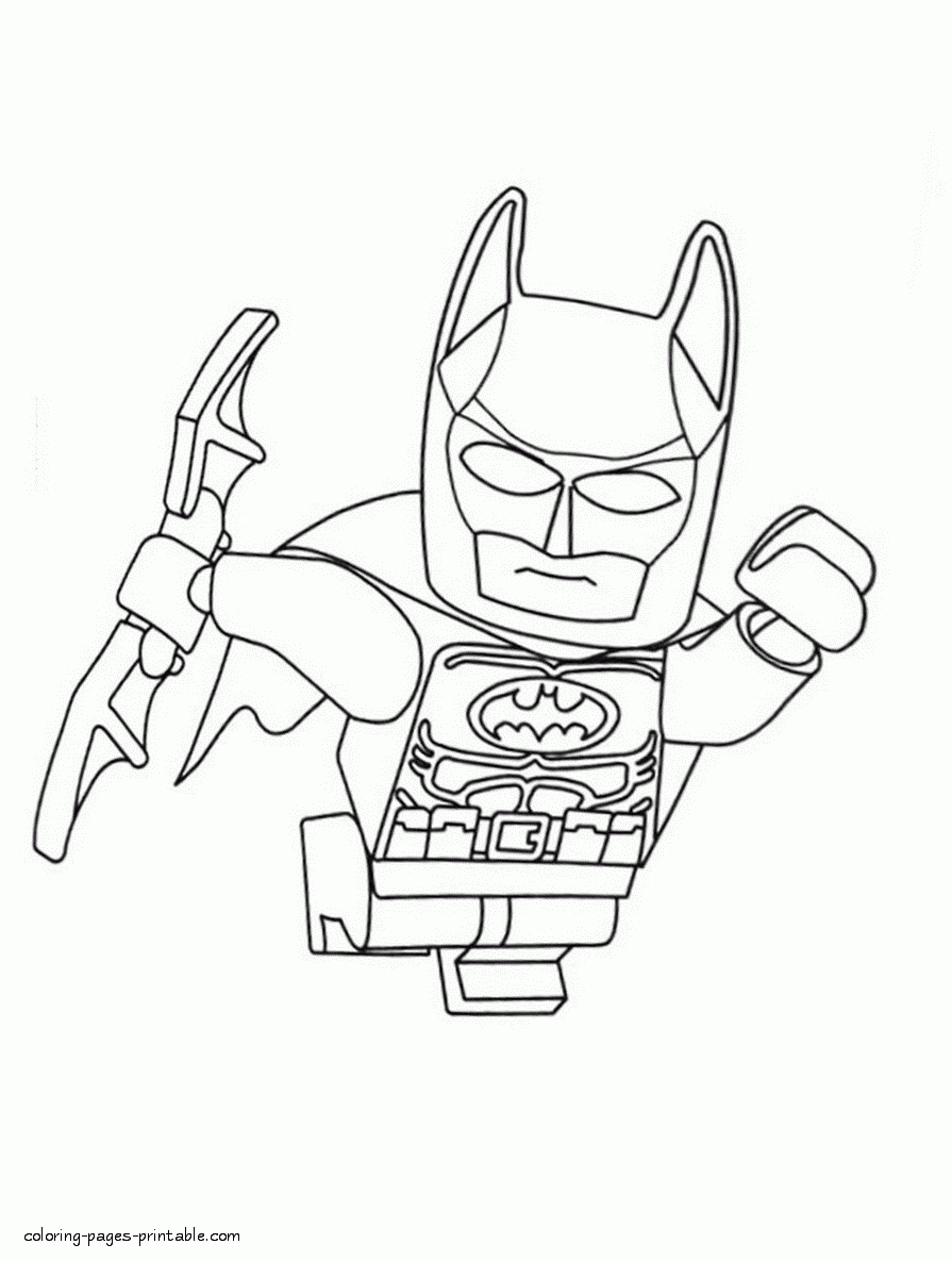 Lego Batman Coloring Pages Free Printable Printable Word Searches
