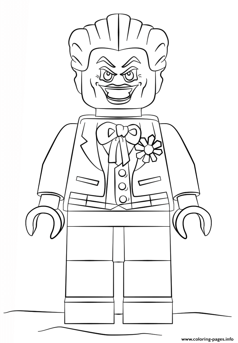 Lego Batman Joker Coloring Pages