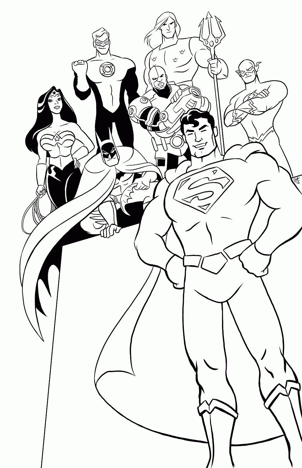 Lego Justice League Coloring Pages