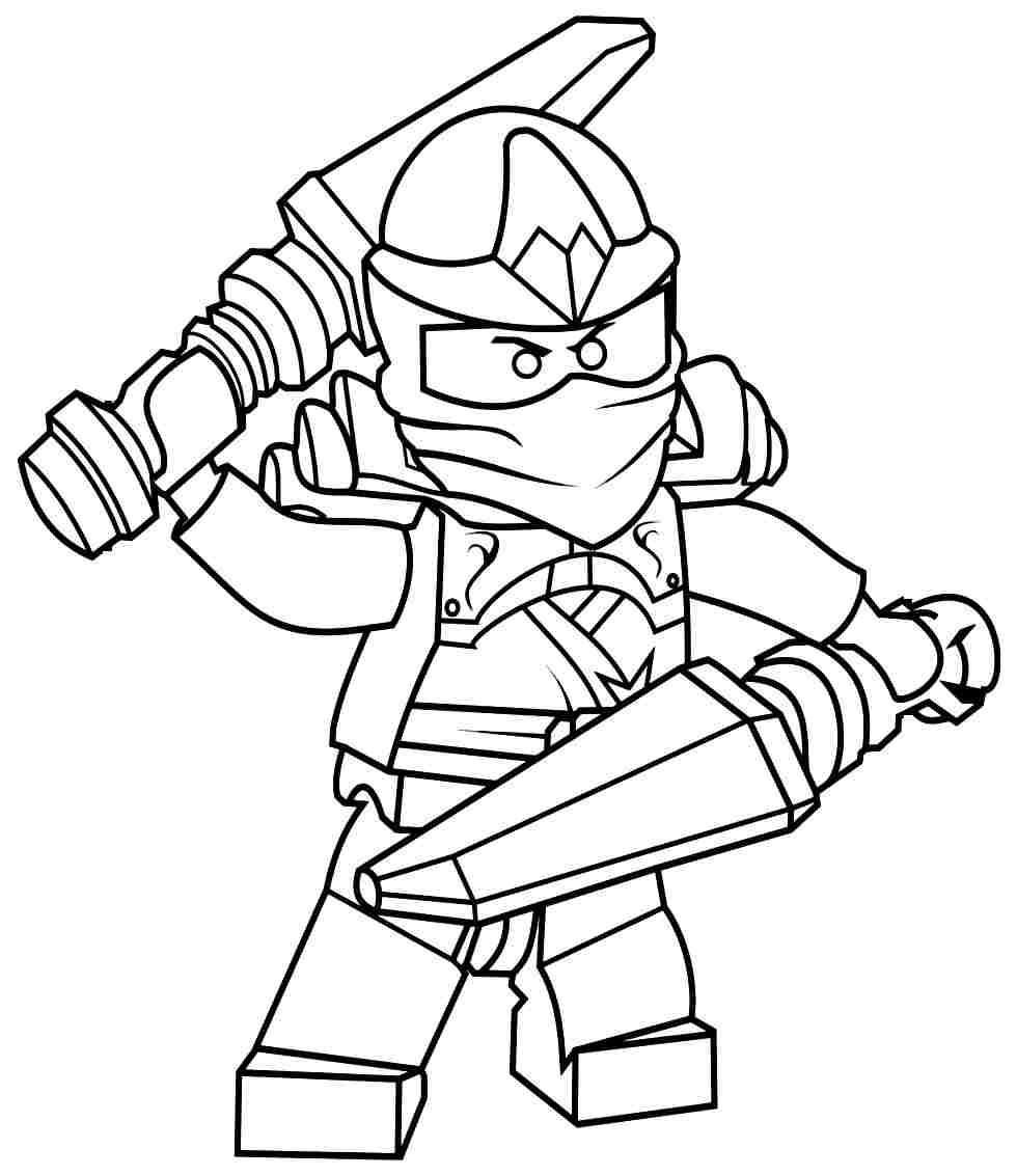 Lego Ninjago Blue Ninja Coloring Pages High Quality Coloring Pages Coloring Home