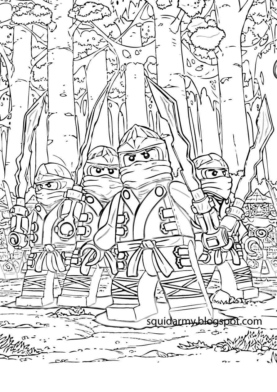 Lego Ninjago Coloring Pages