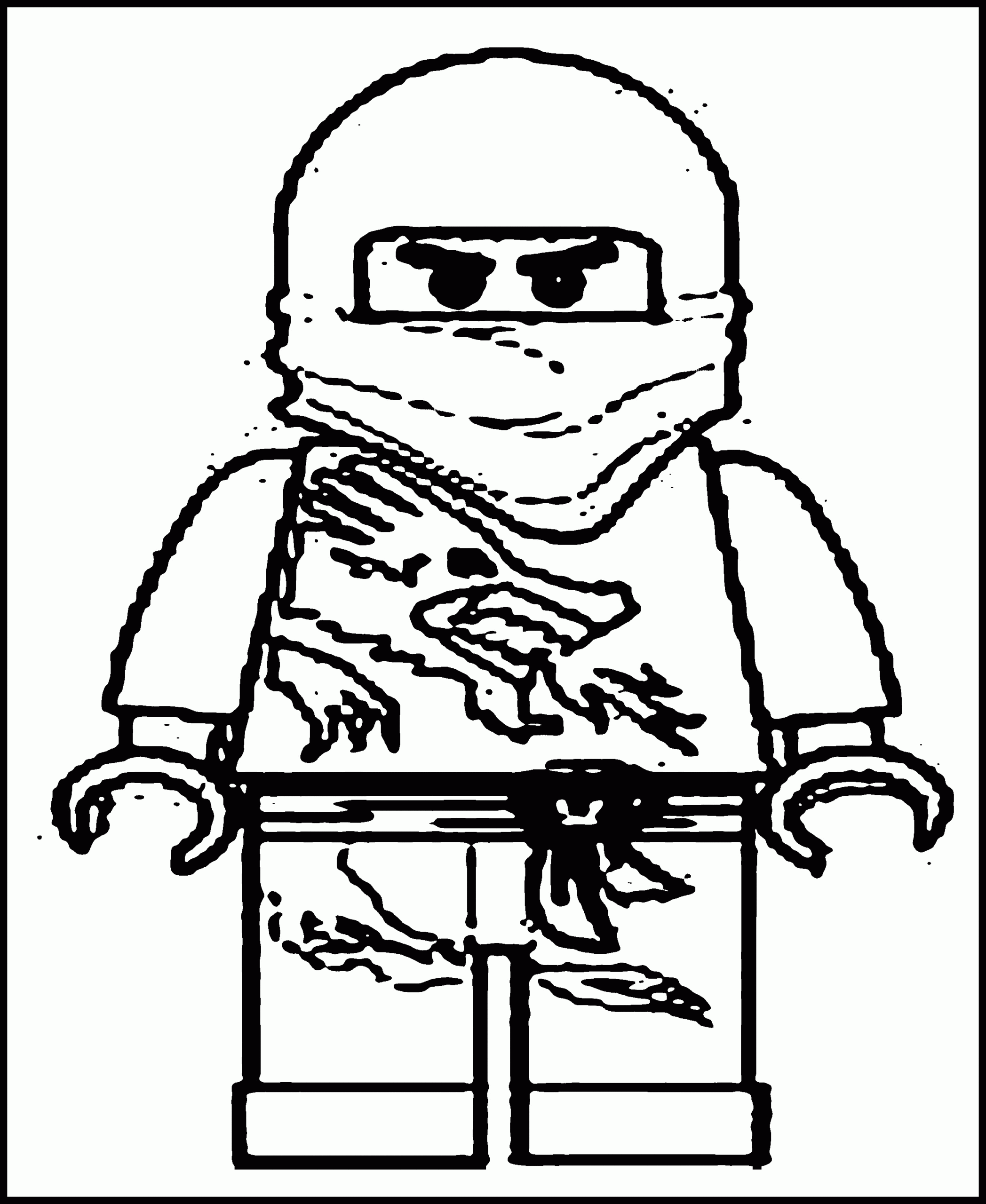 Lego Ninja Coloring Pages