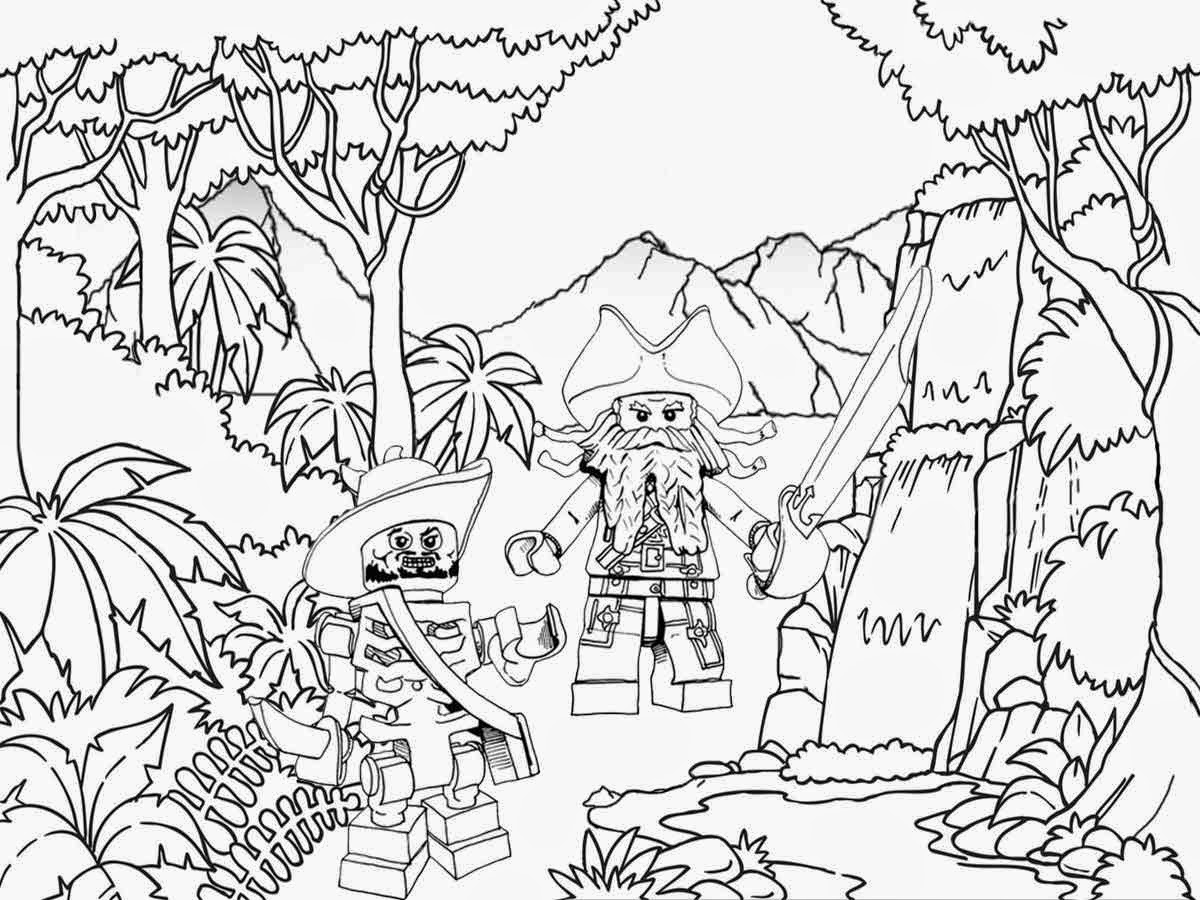 Lego Pirates Coloring Pages