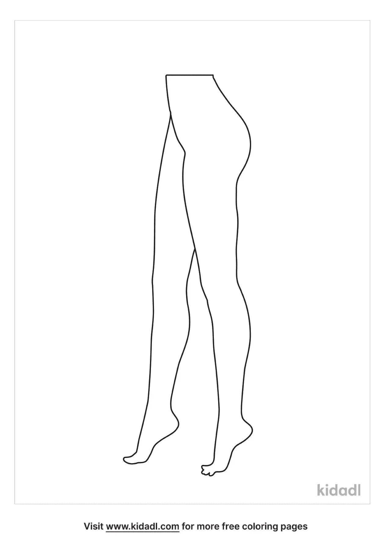 Leg Free Printable Color Pages