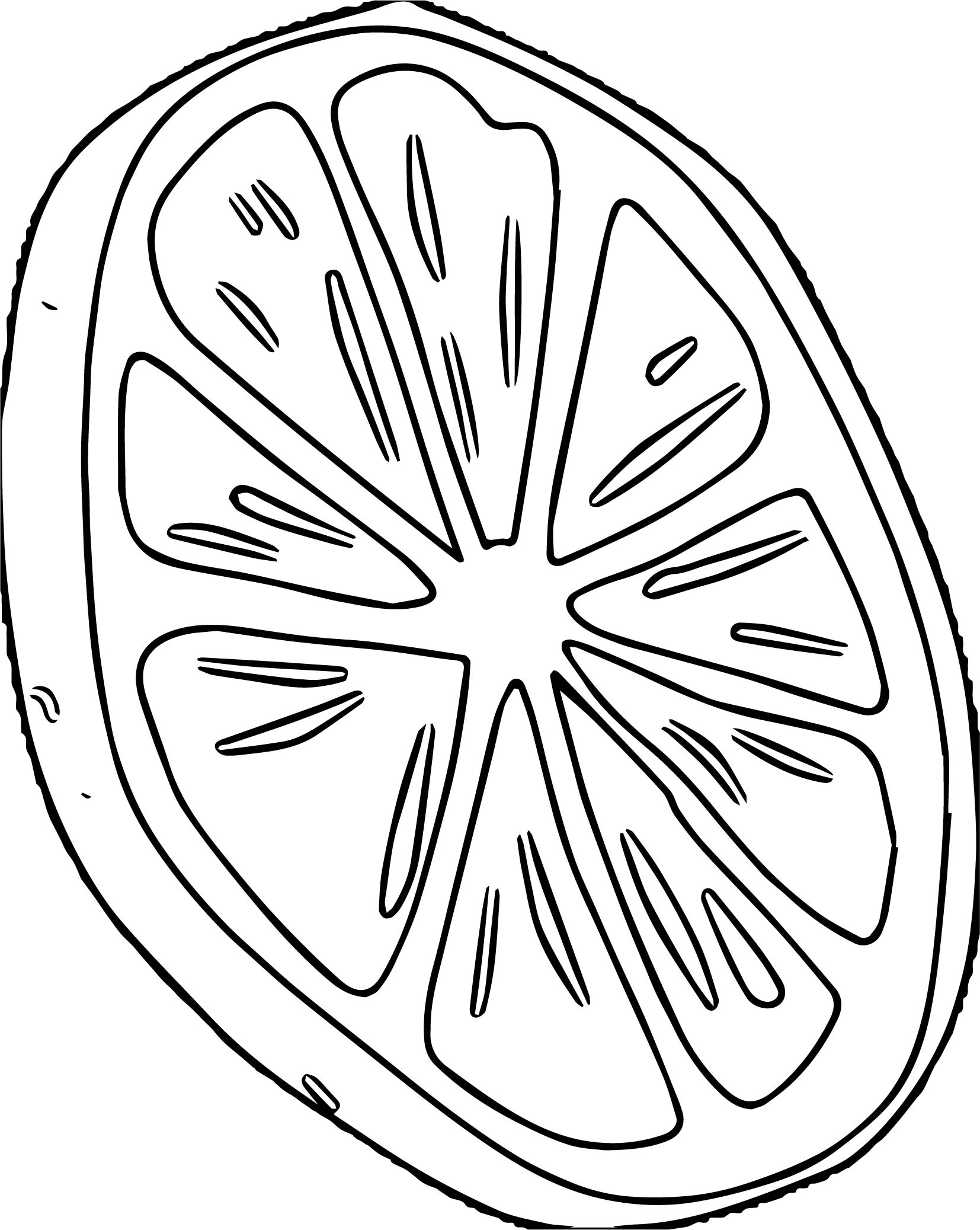 Lemon Coloring Page 35 Wecoloringpage