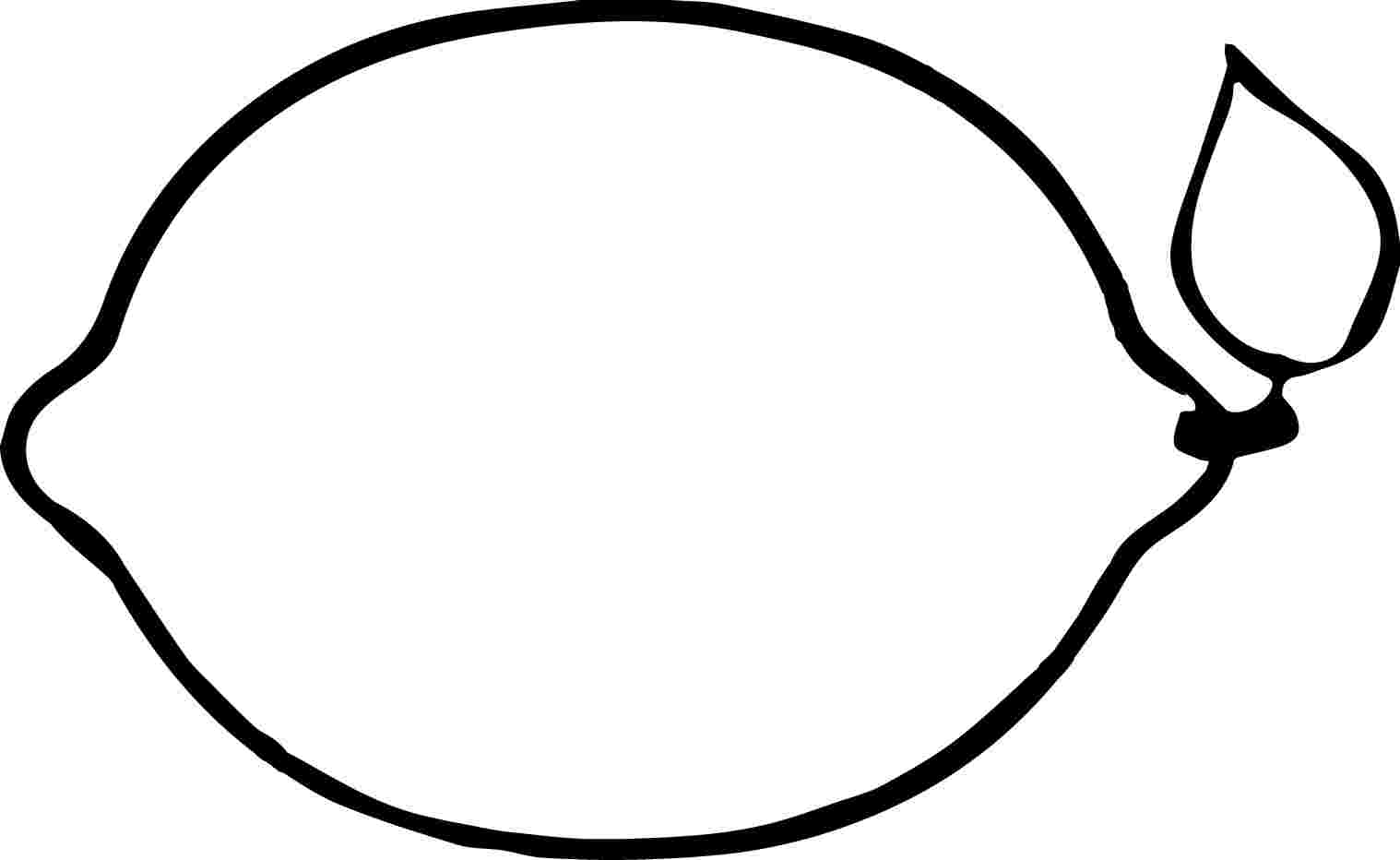 Lemon Coloring Page