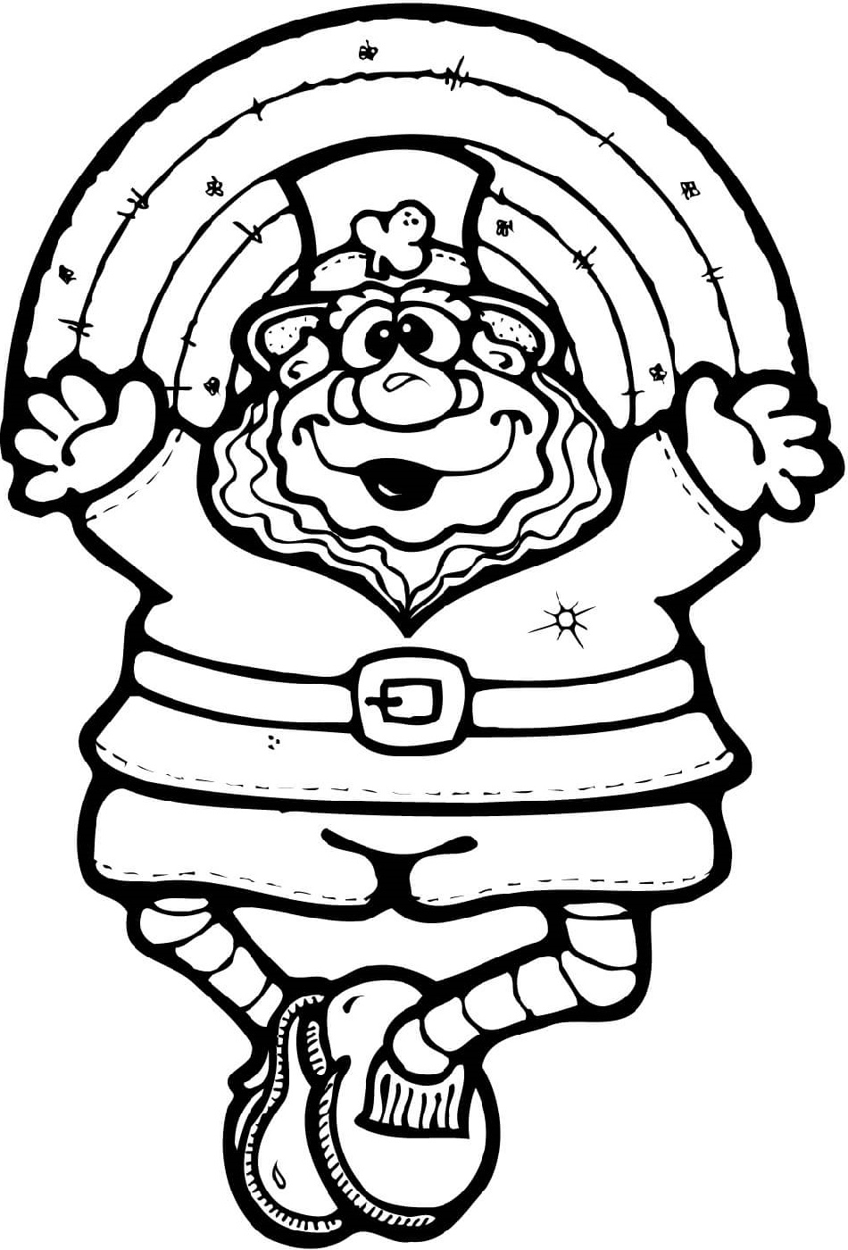 Leprechaun Coloring Pages Free Printable Learning Printable