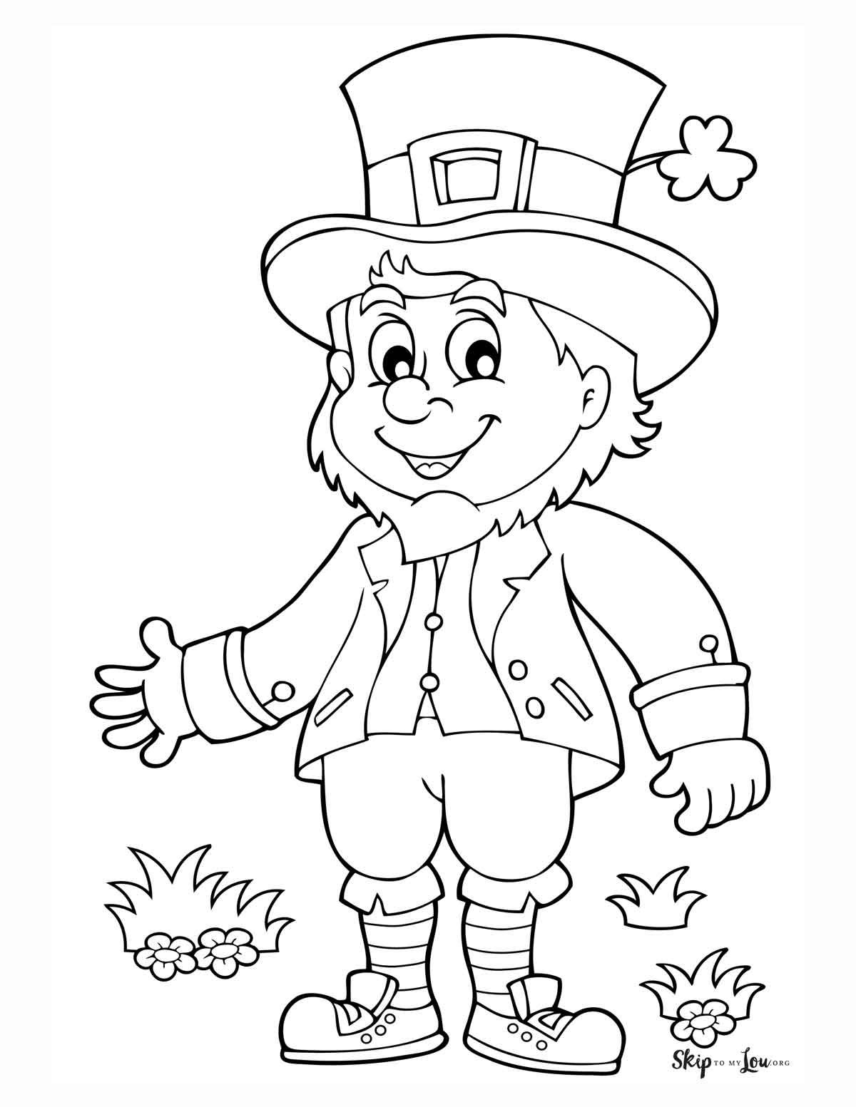 Leprechaun Coloring Pages Skip To My Lou Coloring Pages Dinosaur Coloring Pages Halloween