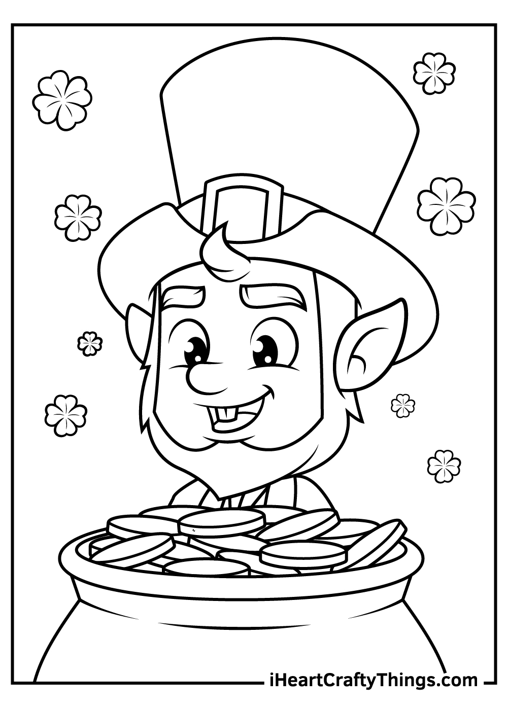 Leprechaun Coloring Pages Updated 2021