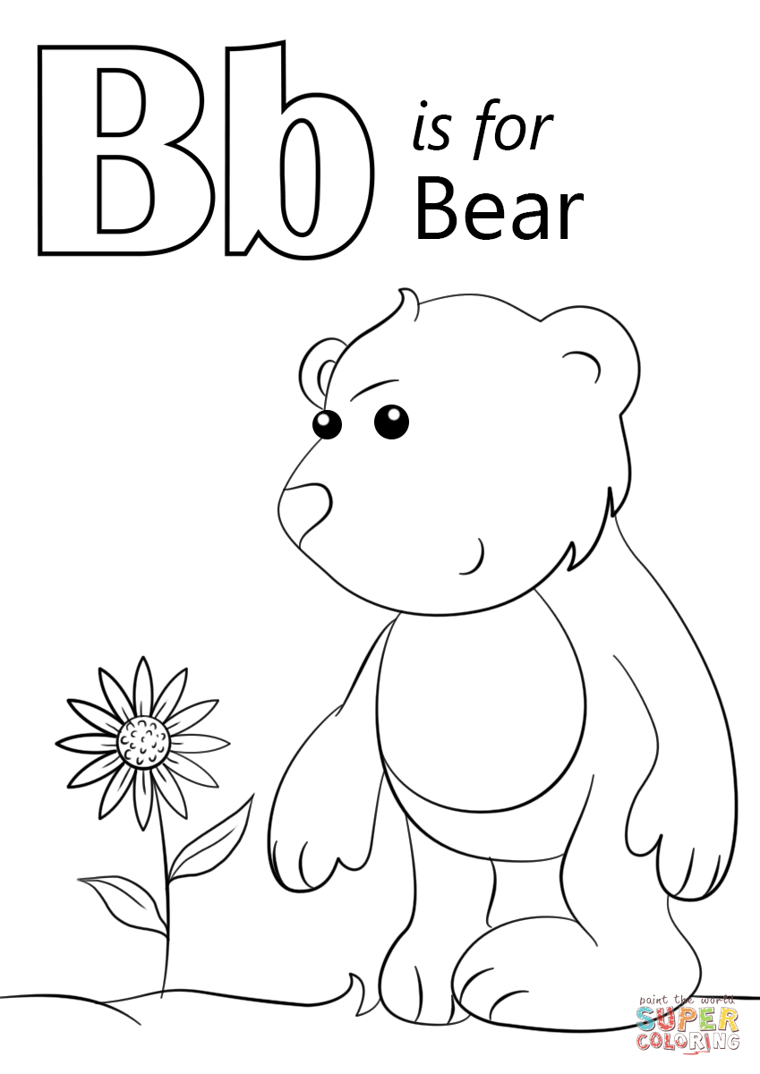 Letter B Coloring Pages At GetColorings Free Printable Colorings Pages To Print And Color