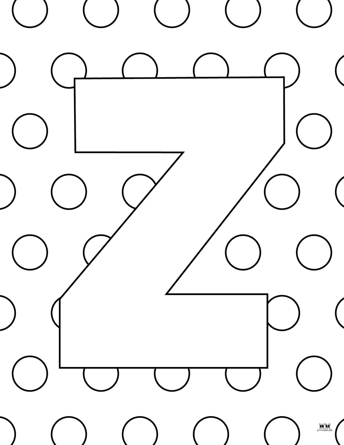 Letter Z Coloring Pages 15 FREE Pages Printabulls