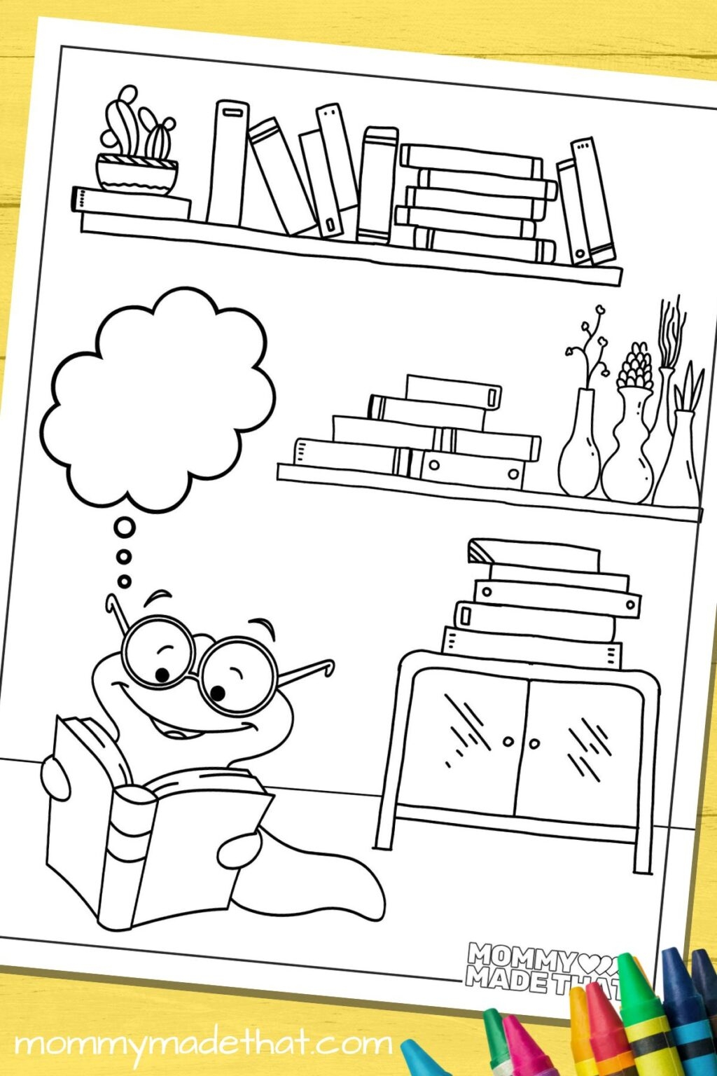 Library Coloring Pages