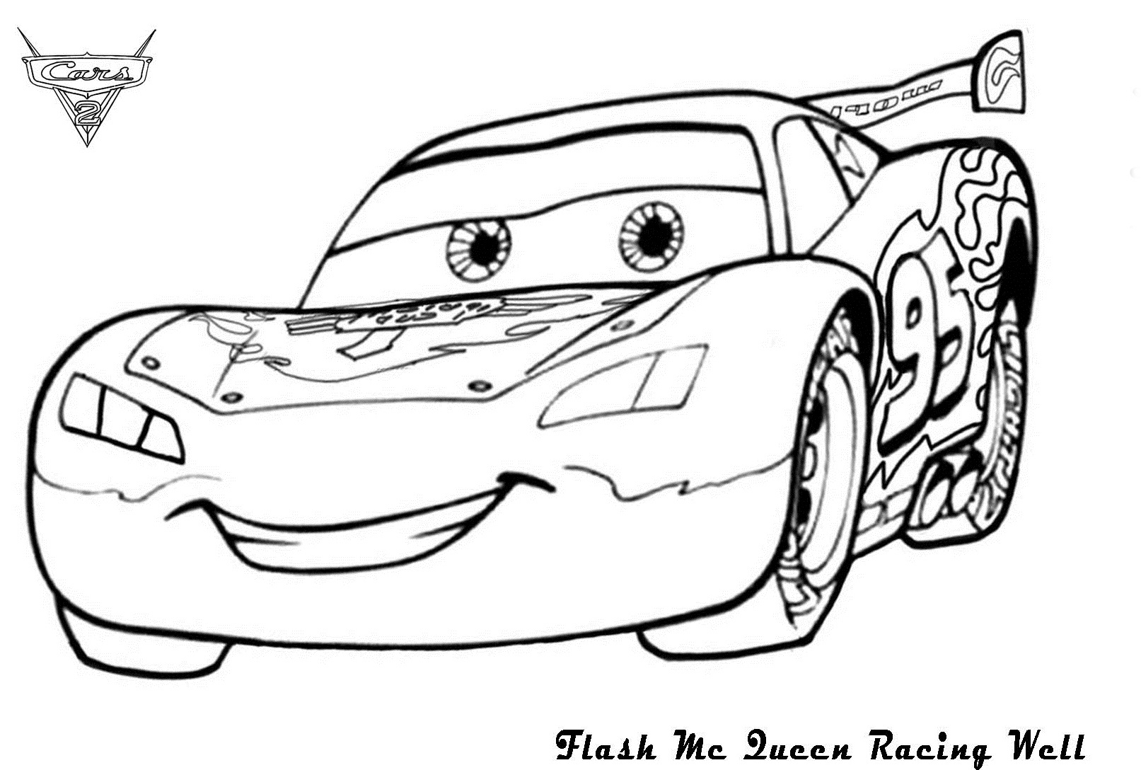 Lightning Mcqueen Printable Coloring Pages