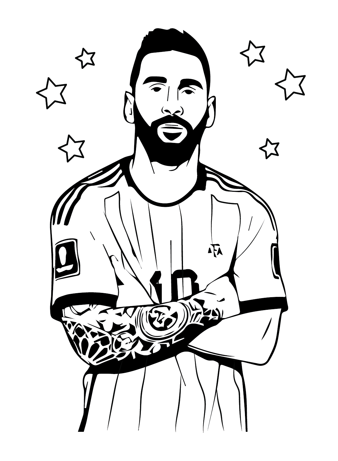 Lionel Messi Coloring Pages Coloring Pages For Kids And Adults Star Coloring Pages Messi