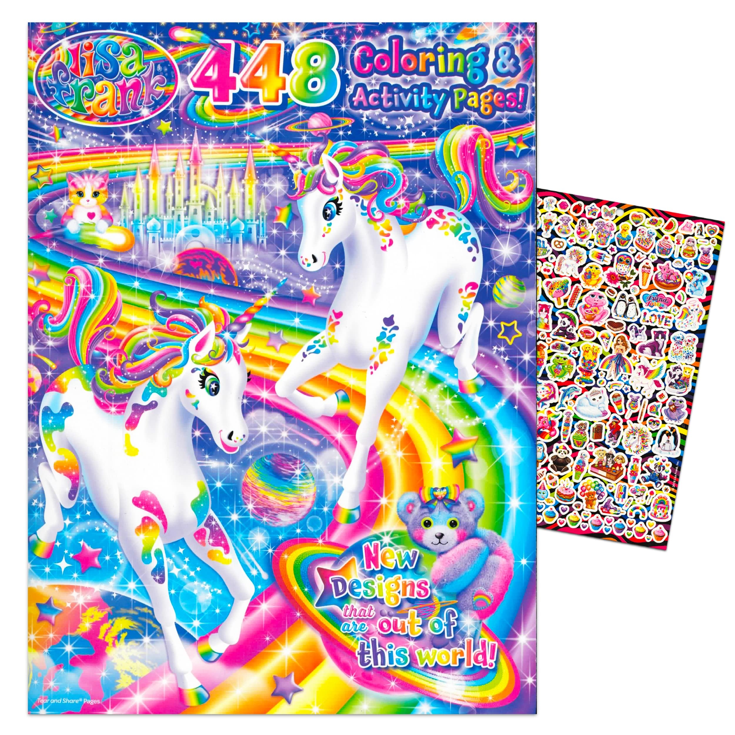 Lisa Frank Coloring Pages Unicorn Jenelle Hornsby