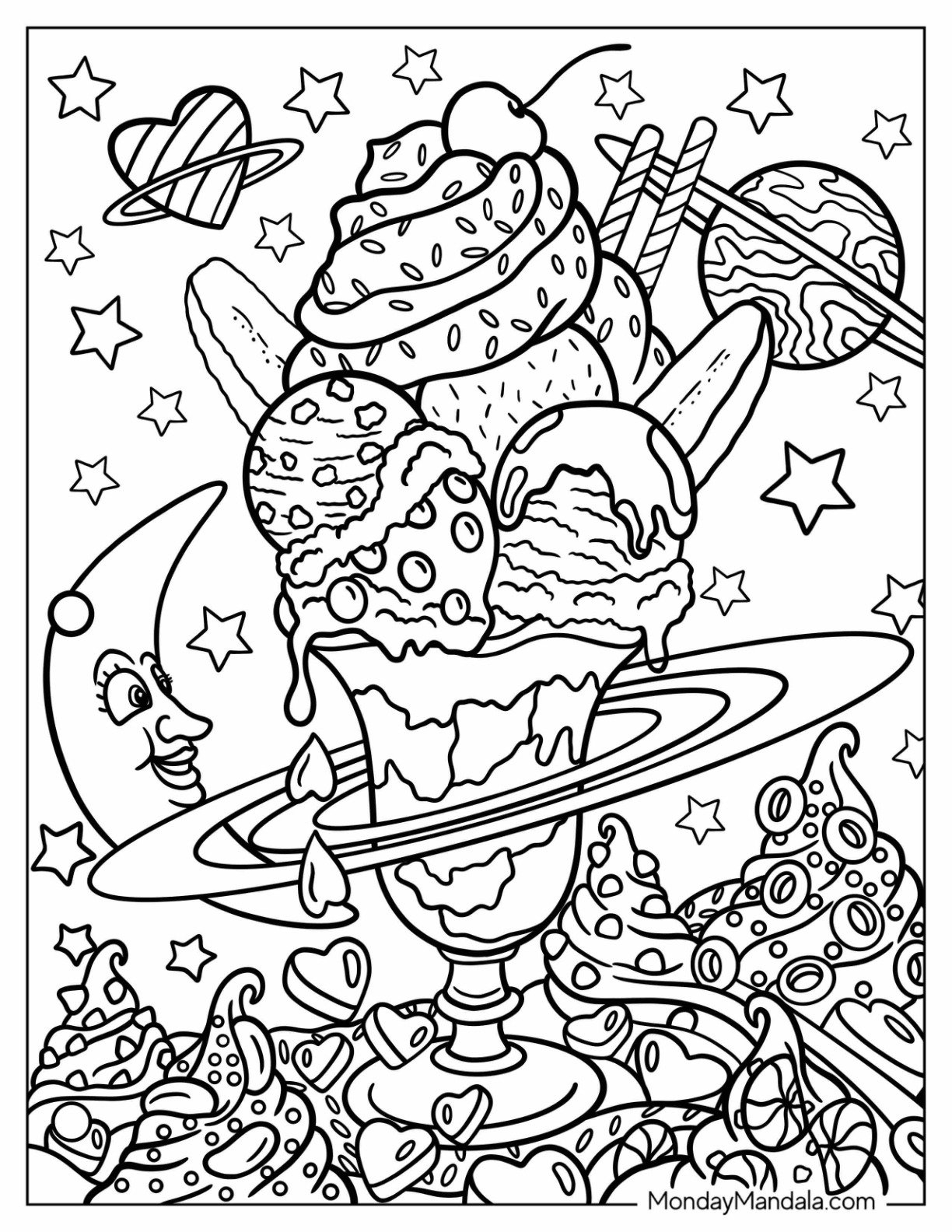Lisa Frank Unicorn Coloring Pages