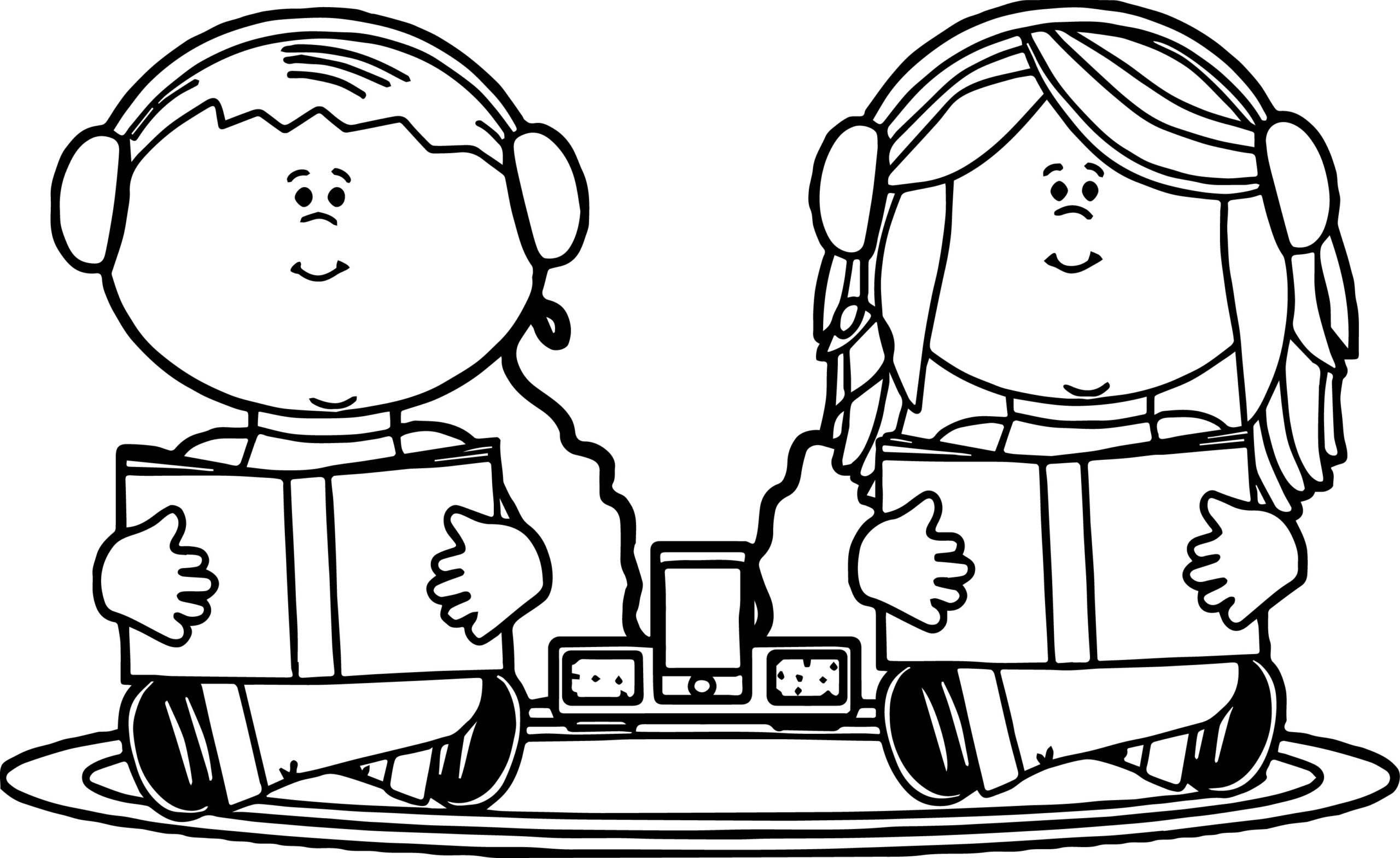 Listening Coloring Pages At GetColorings Free Printable Colorings Pages To Print And Color