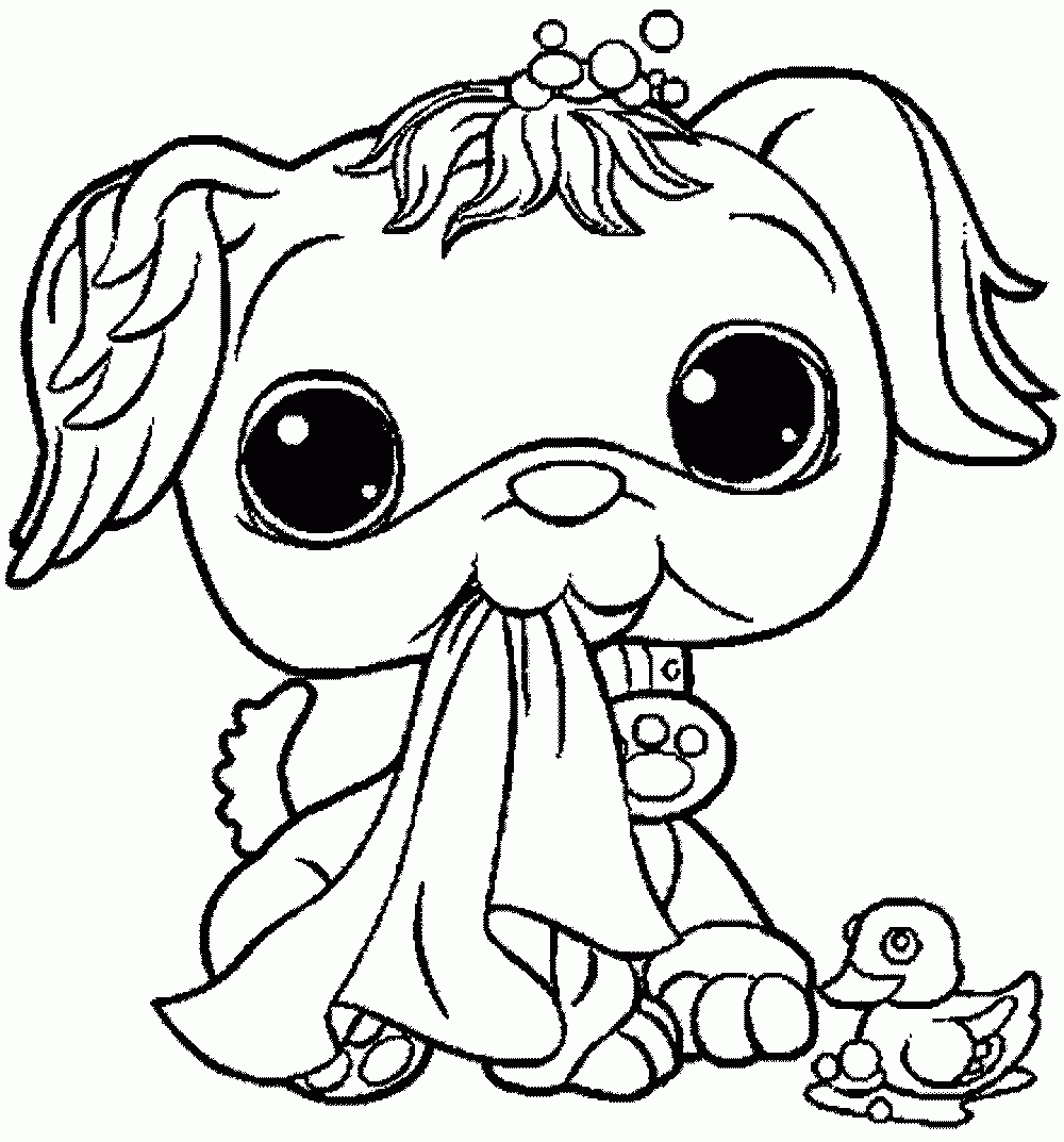 Littlest Pet Shop Coloring Pages Free Coloring Home