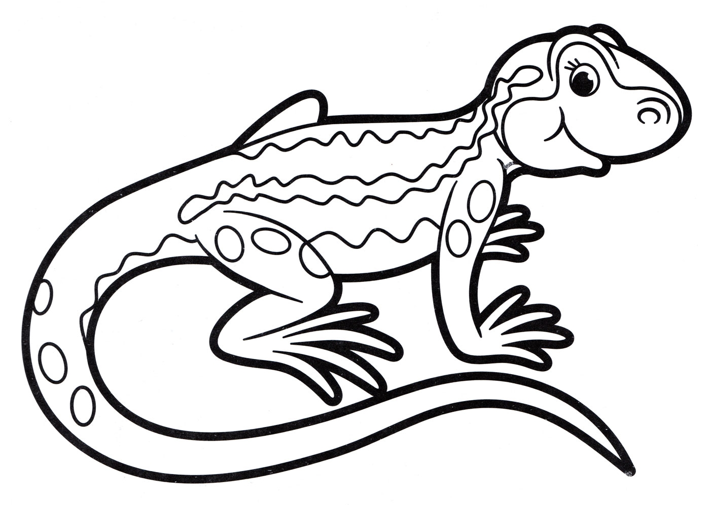 Lizard Coloring Pages