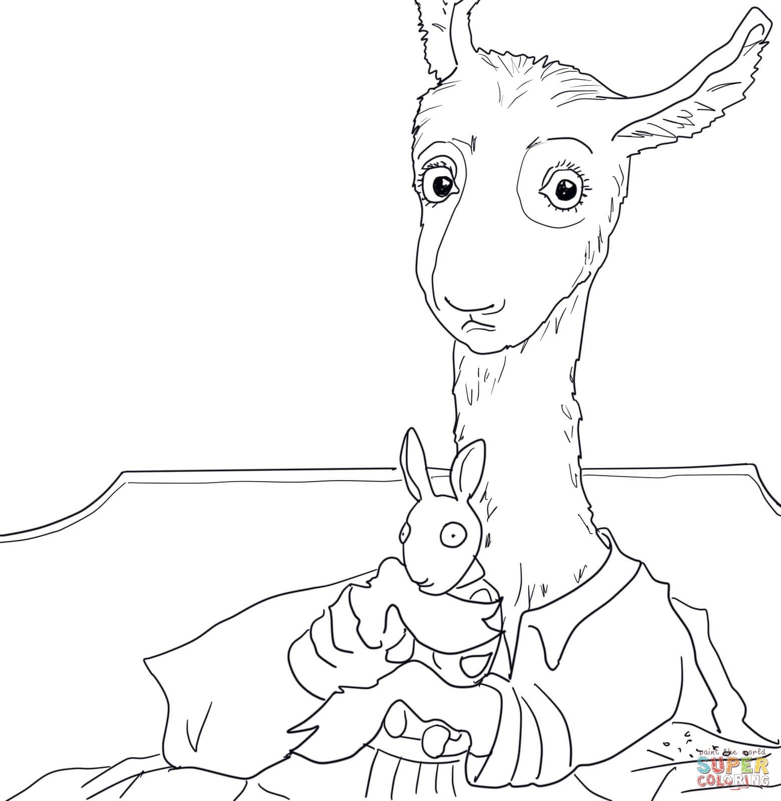 Llama Coloring Page At GetColorings Free Printable Colorings Pages To Print And Color