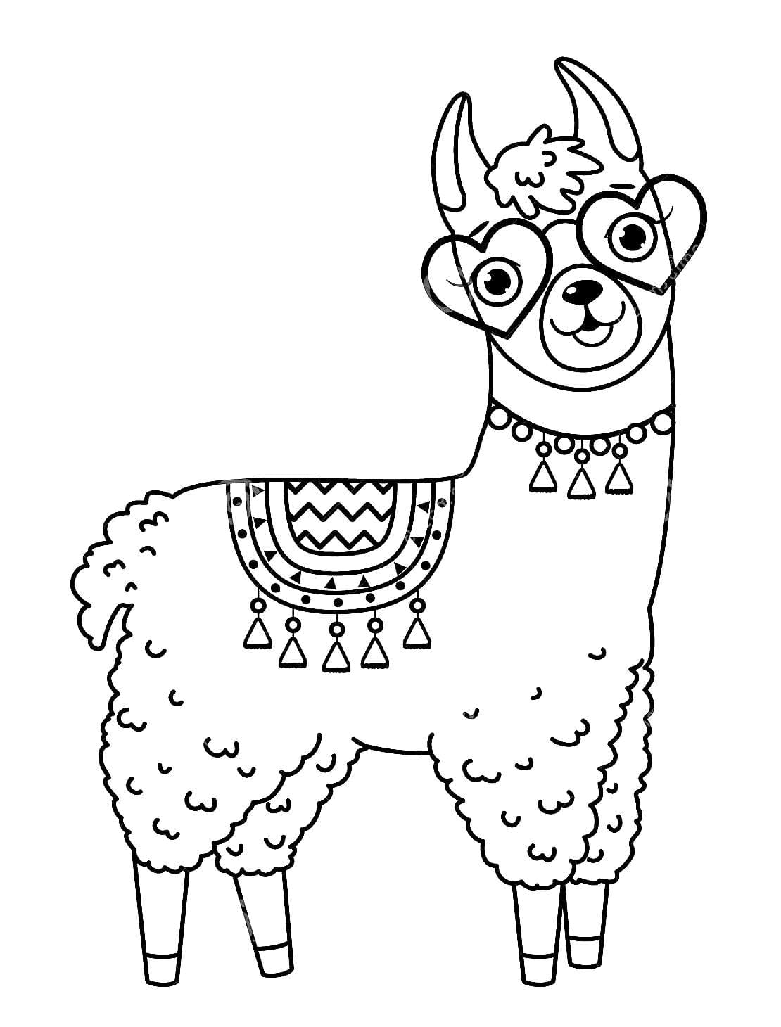 Llama Coloring Pages 100 Printable Coloring Pages