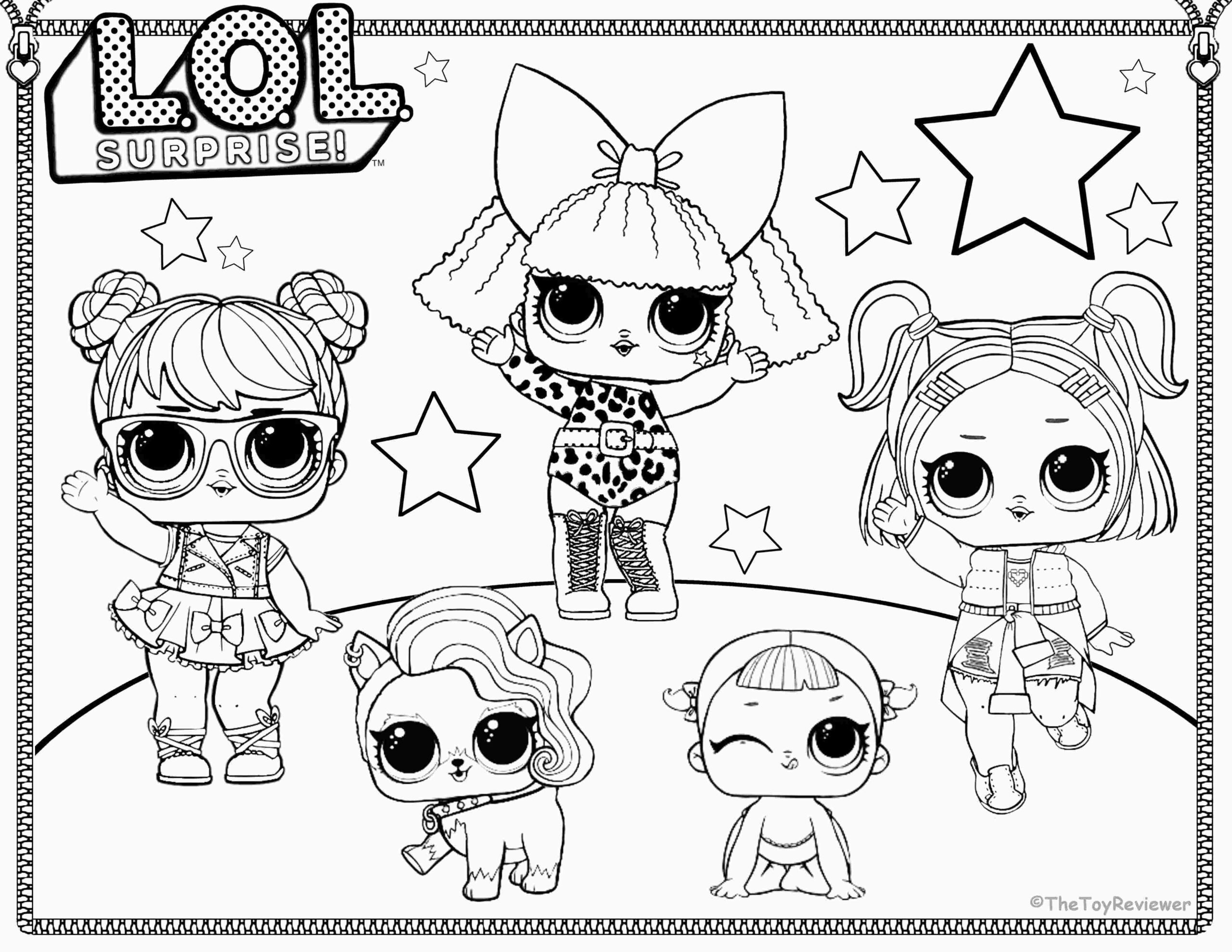 Lol Doll Coloring Page