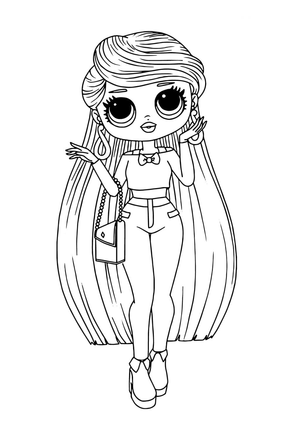 Lol Omg Lights Coloring Pages Printable Coloring Pages