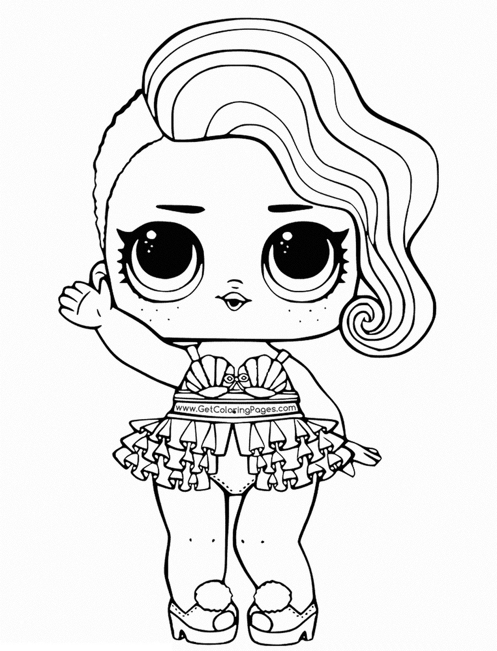 LOL Surprise Dolls Coloring Pages Print Them For Free All The Series