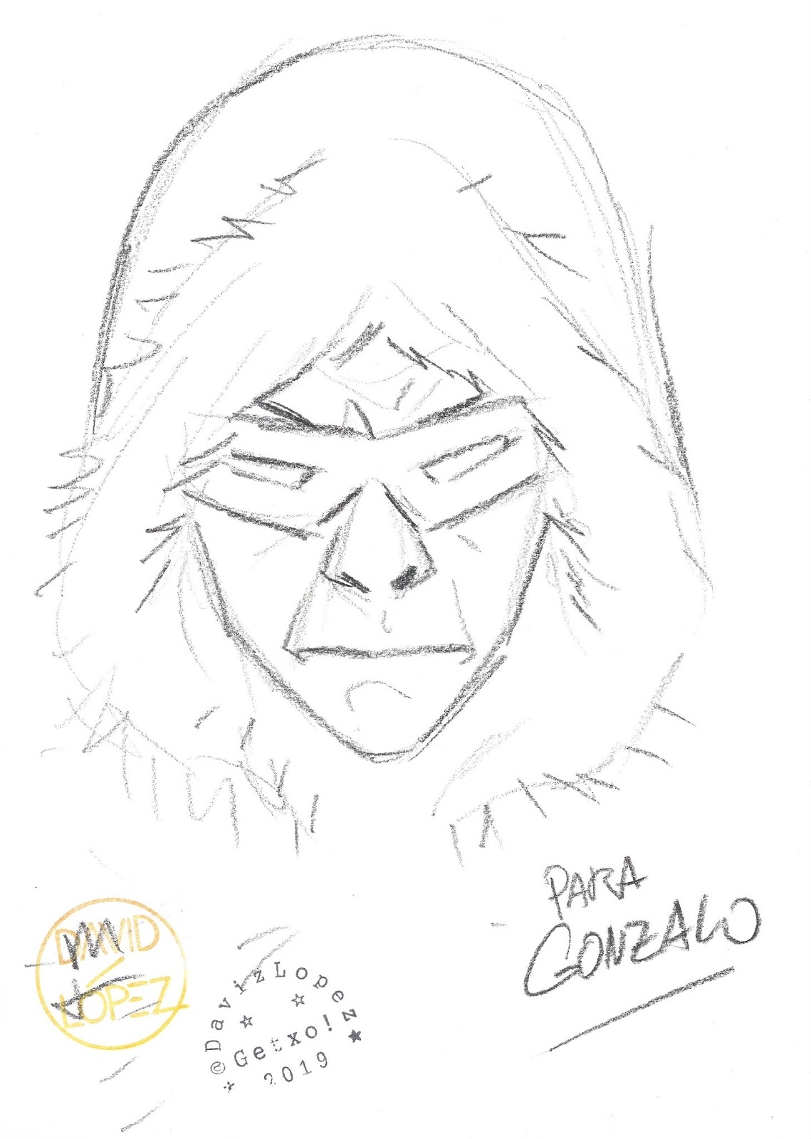 LOS MIL Y UN ORIGINALES Sketch Del Captain Cold Por David L Pez