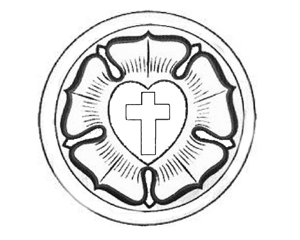 Luther Rose Coloring Page Coloring Pages