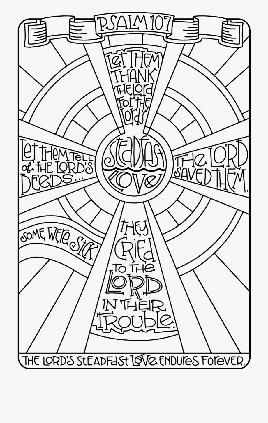Luther Rose Coloring Page