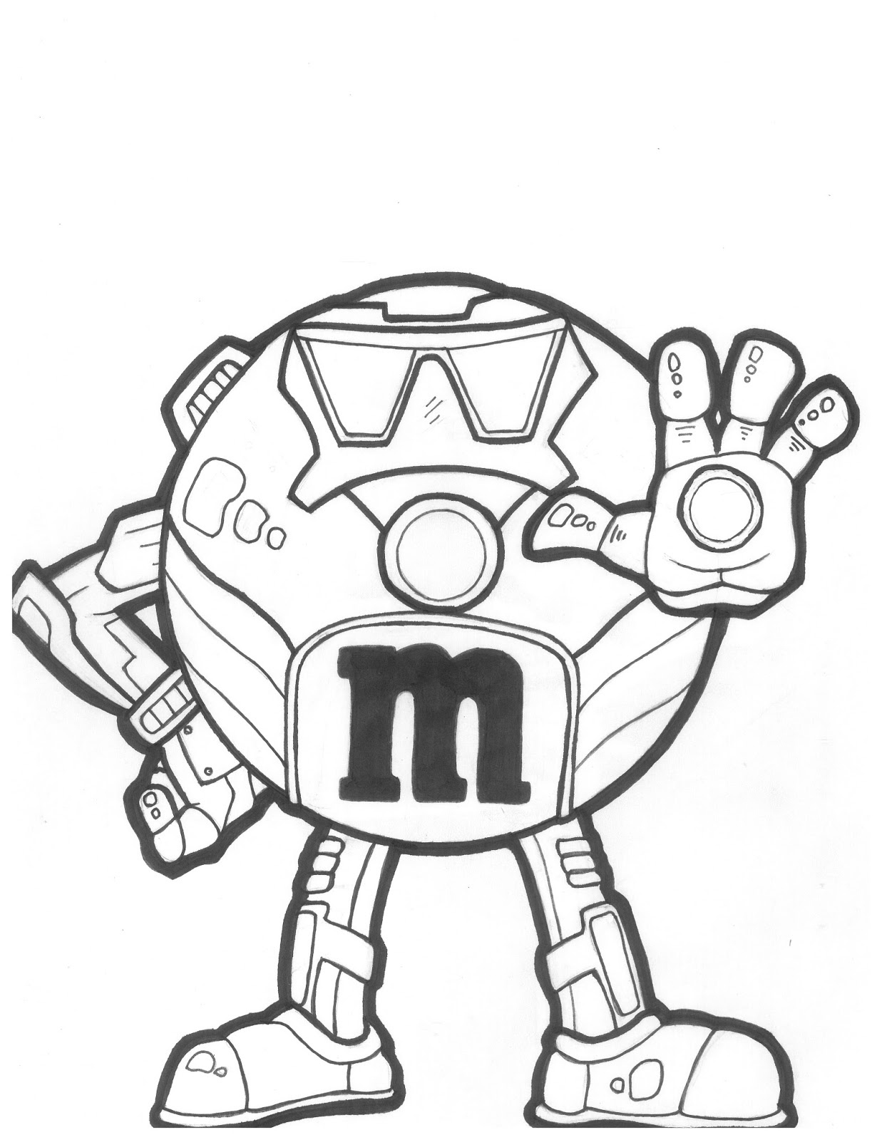 M M Coloring Pages To Download And Print For Free