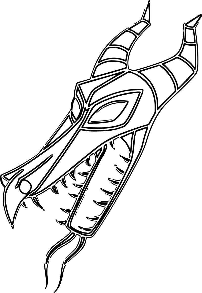 Maleficent Dragon Face Coloring Page Dragon Face Maleficent Dragon Face Coloring Pages
