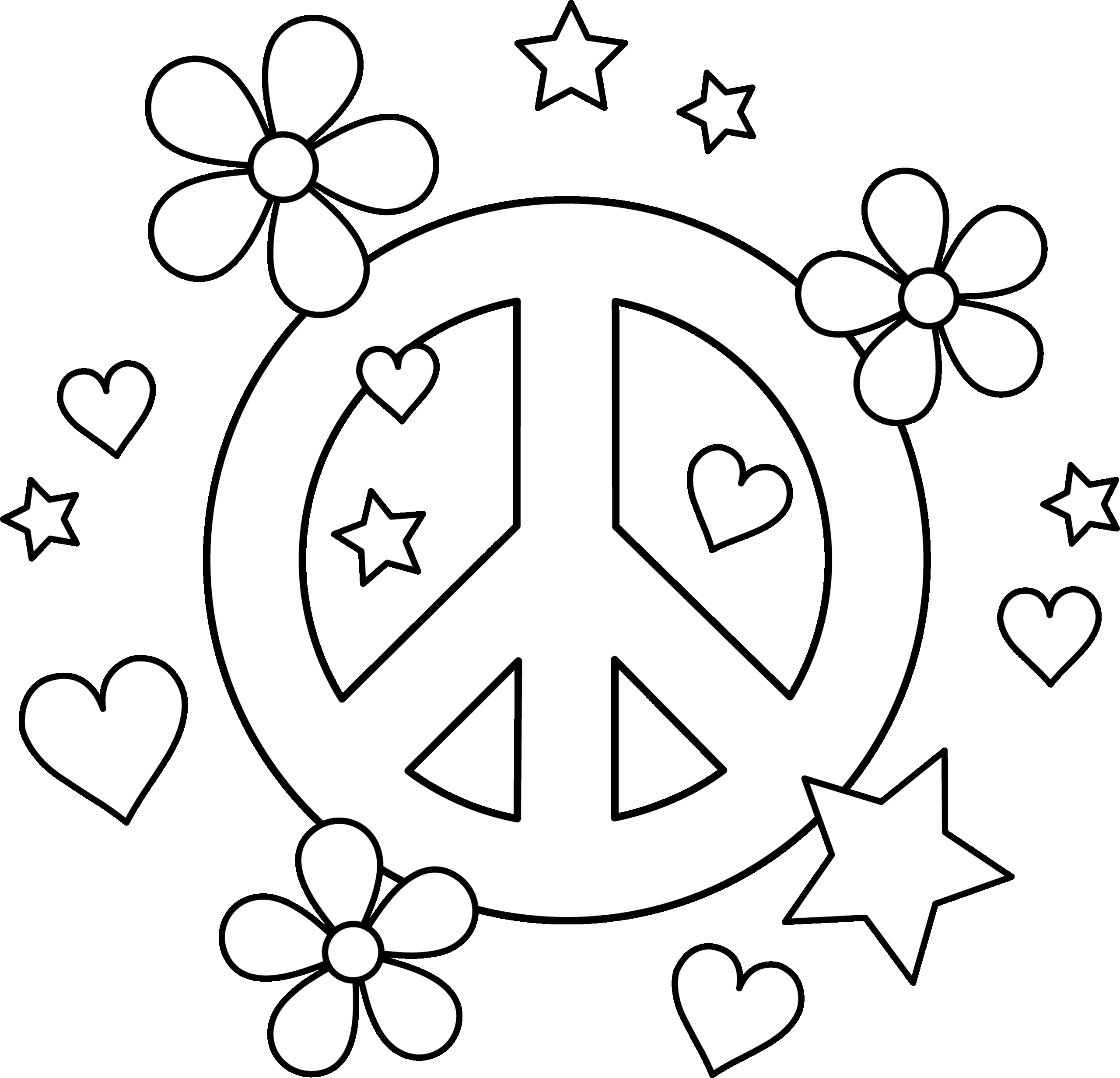 Malvorlagen Zum Ausmalen Peace Coloring Pages