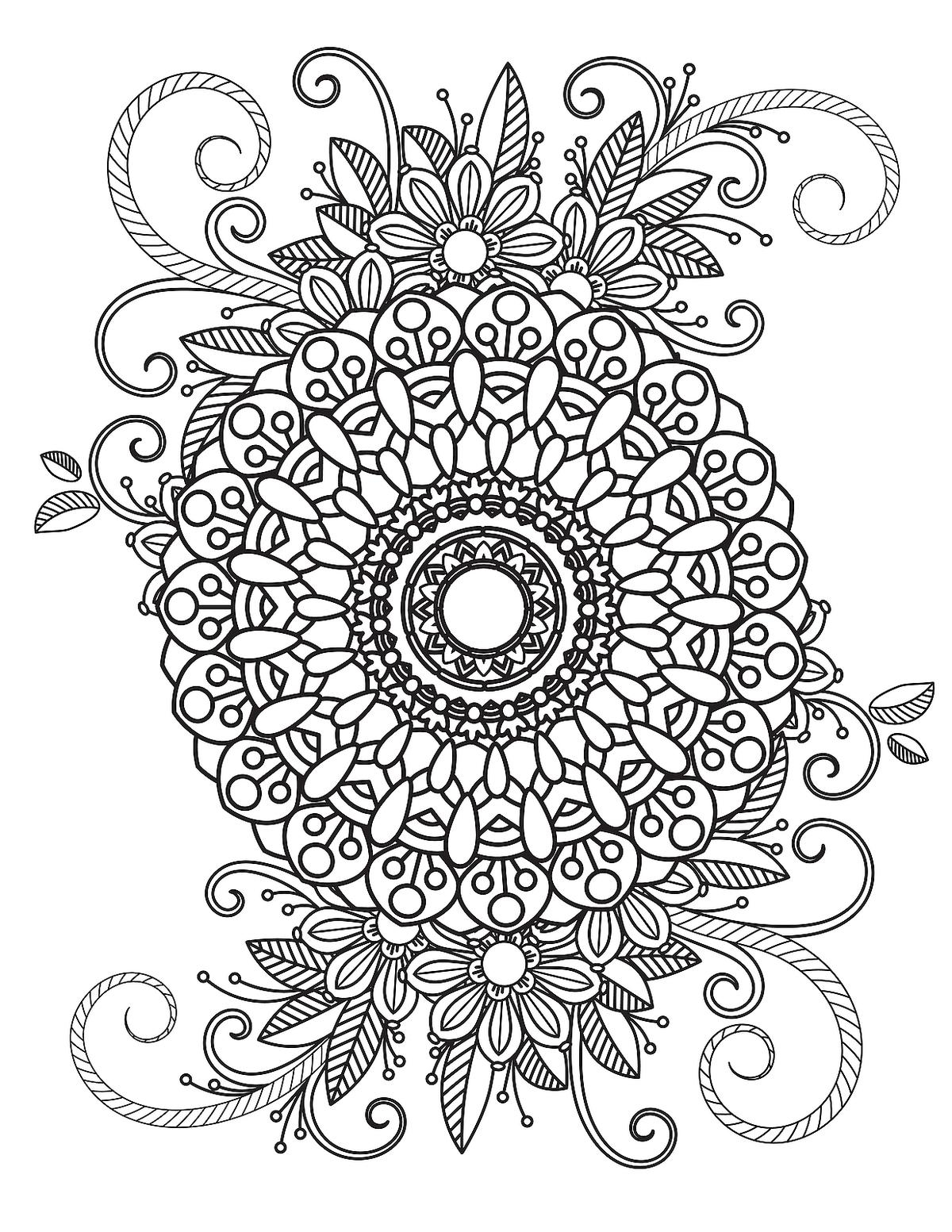 Mandala Coloring Pages Printable Coloring Pages Of Mandalas For Adults Kids Printables