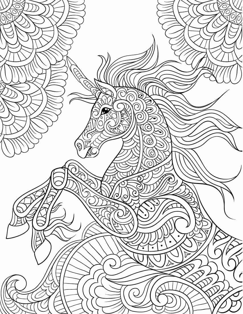 Mandalas De Unicornios Para Colorear Descargar E Imprimir Colorear Im Genes