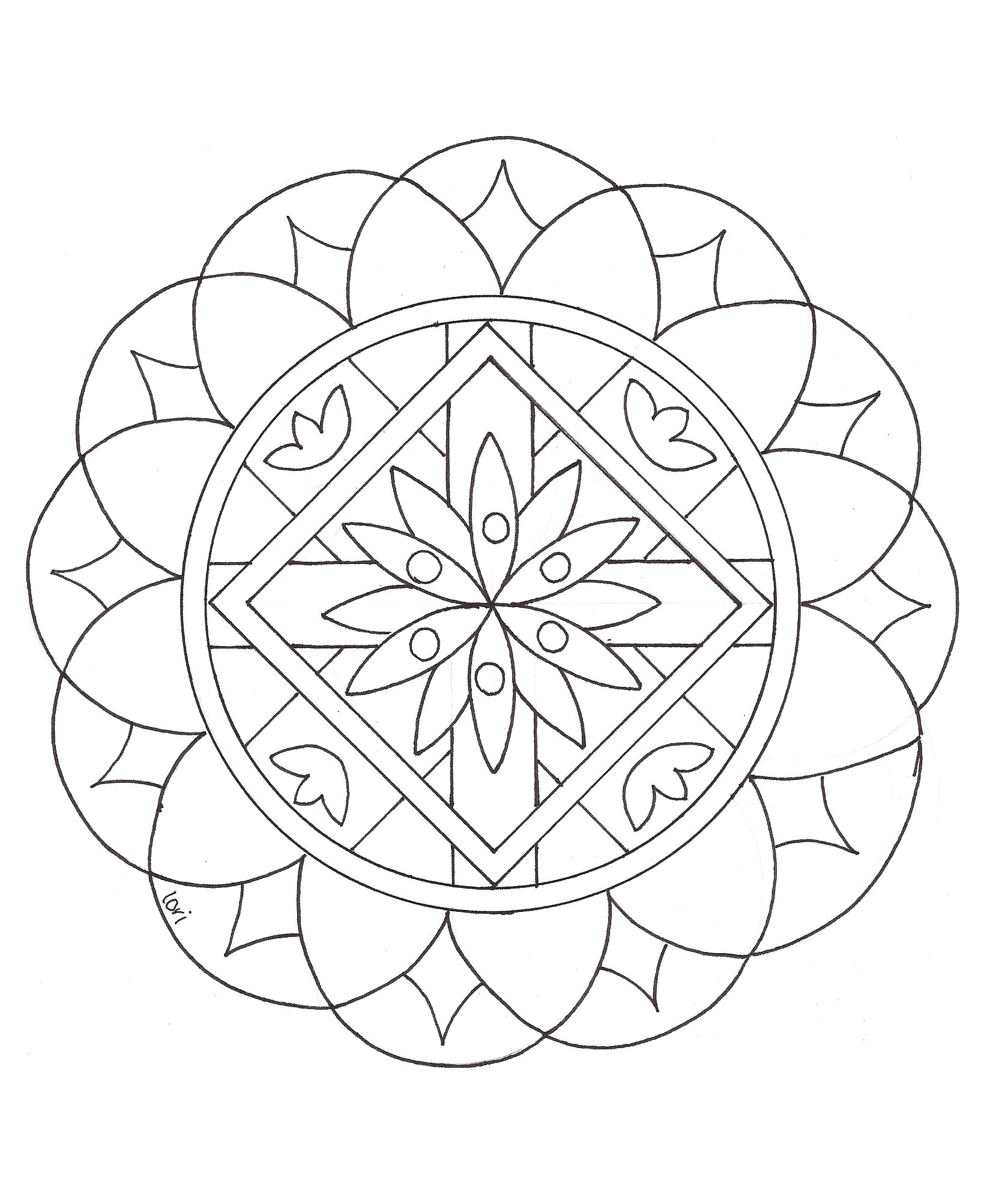 Mandalas To Color For Children Mandala Coloring Pages For Kids