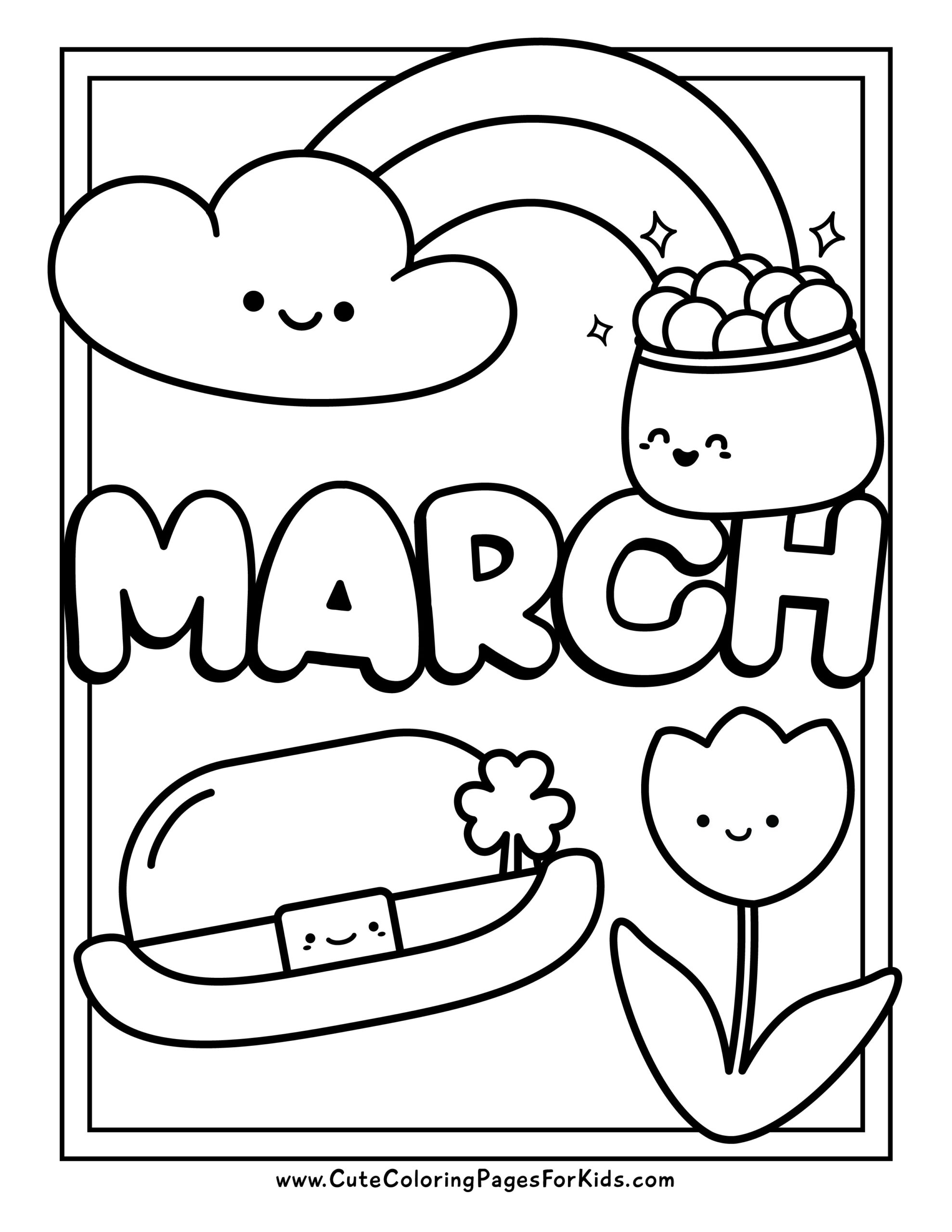 March Coloring Pages
